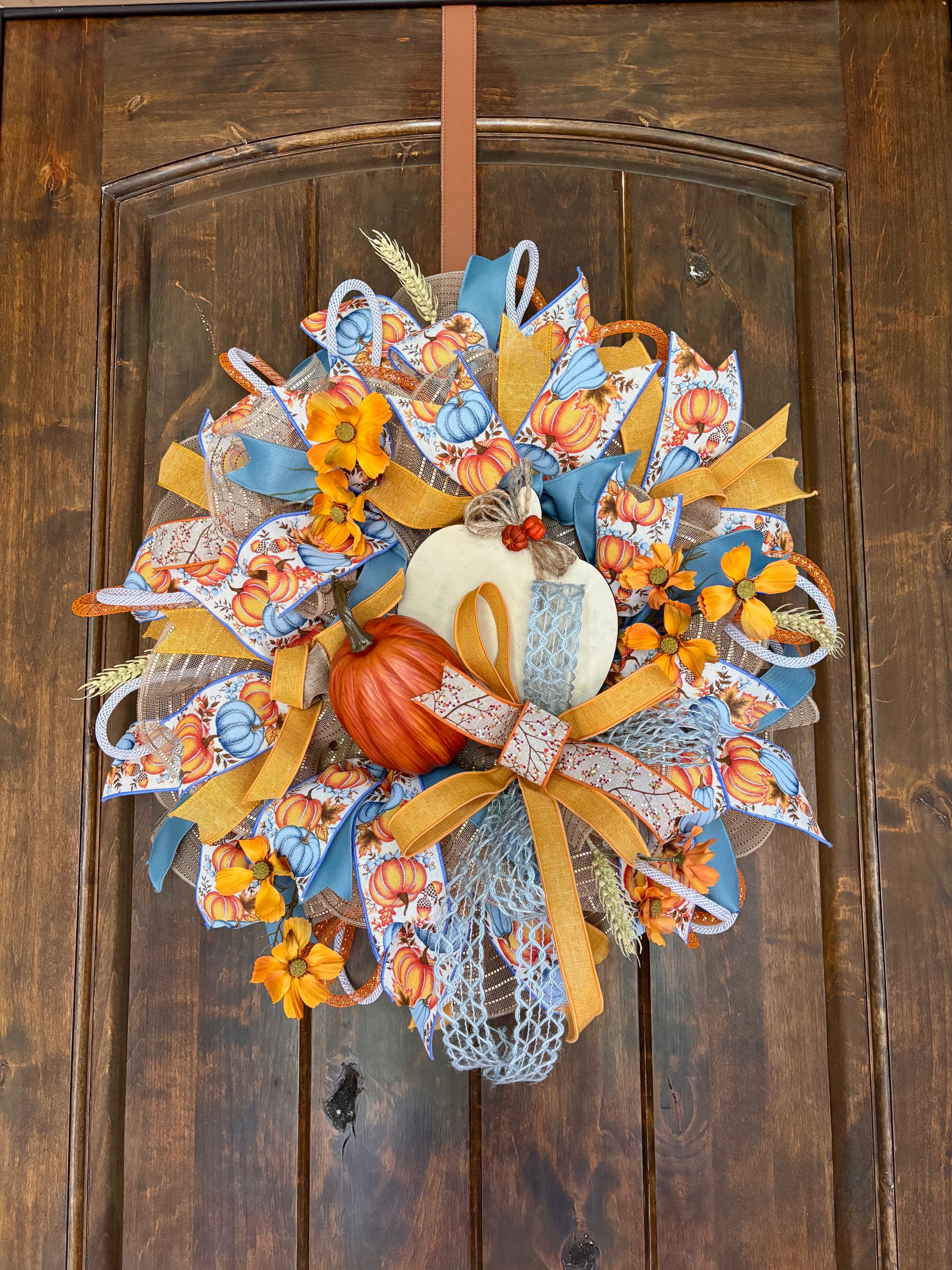 Already Made Pumpkin Patch Wreath