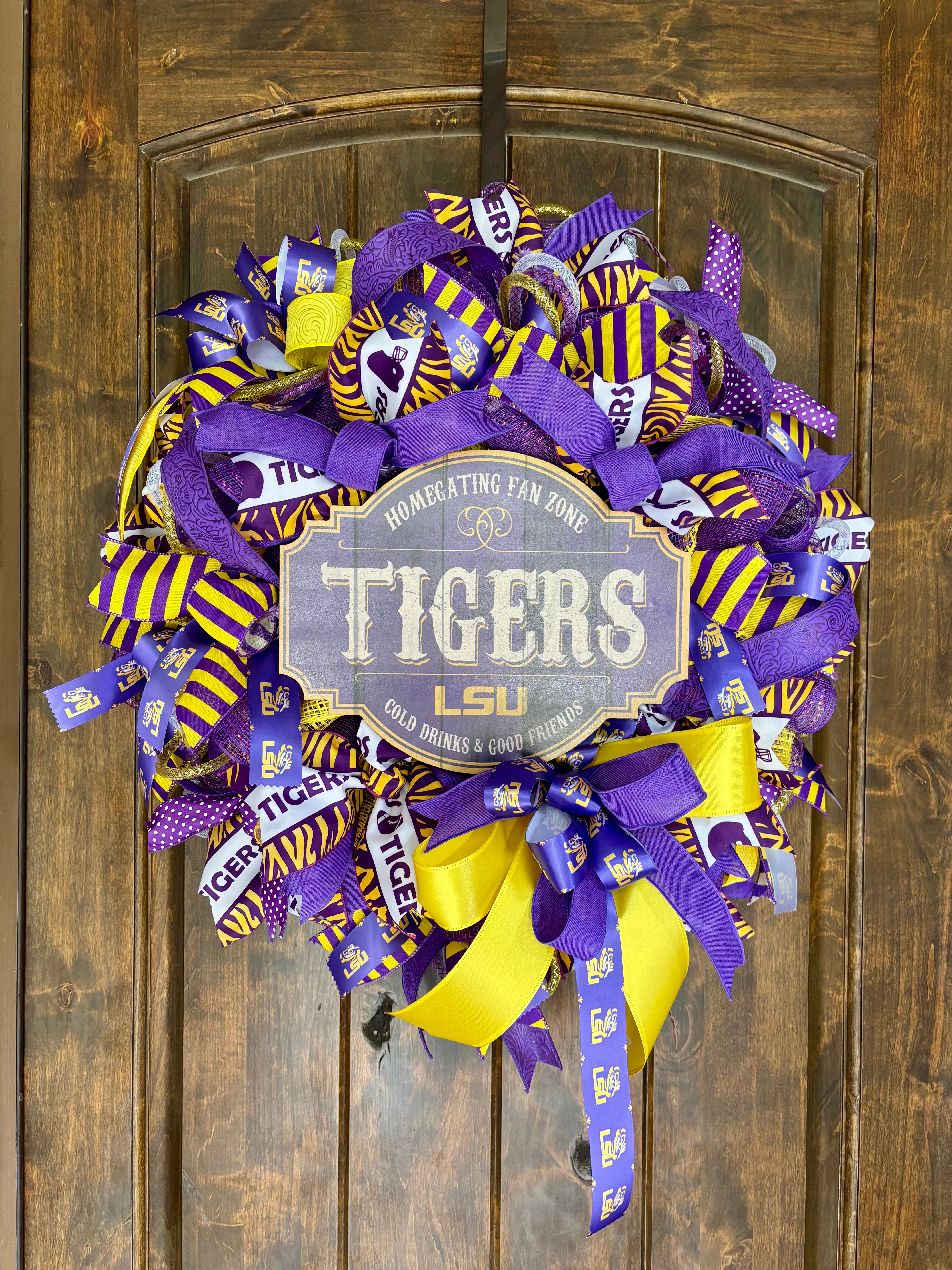 Made to Order LSU Wreath