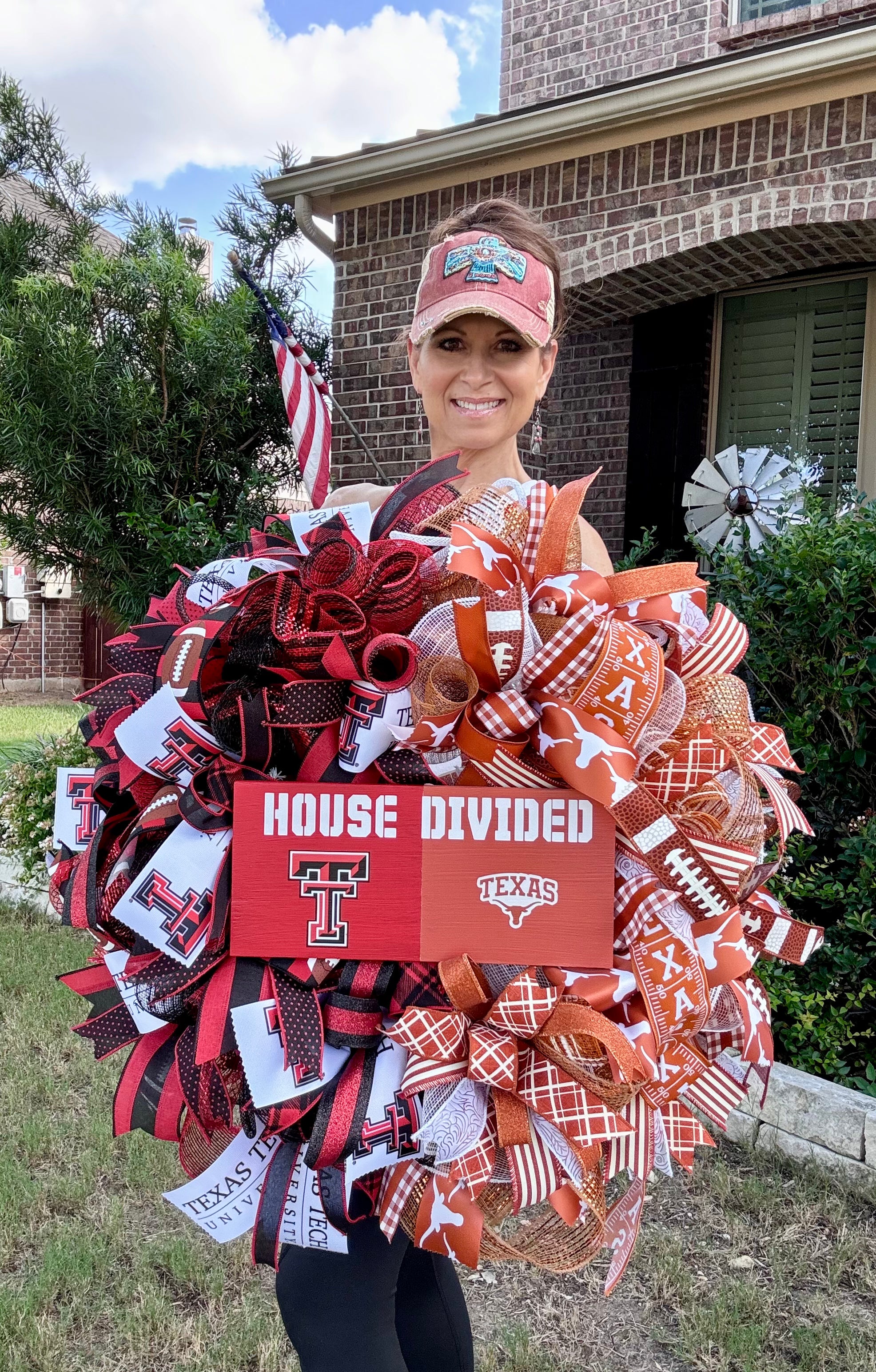 Made to Order House Divided Wreath