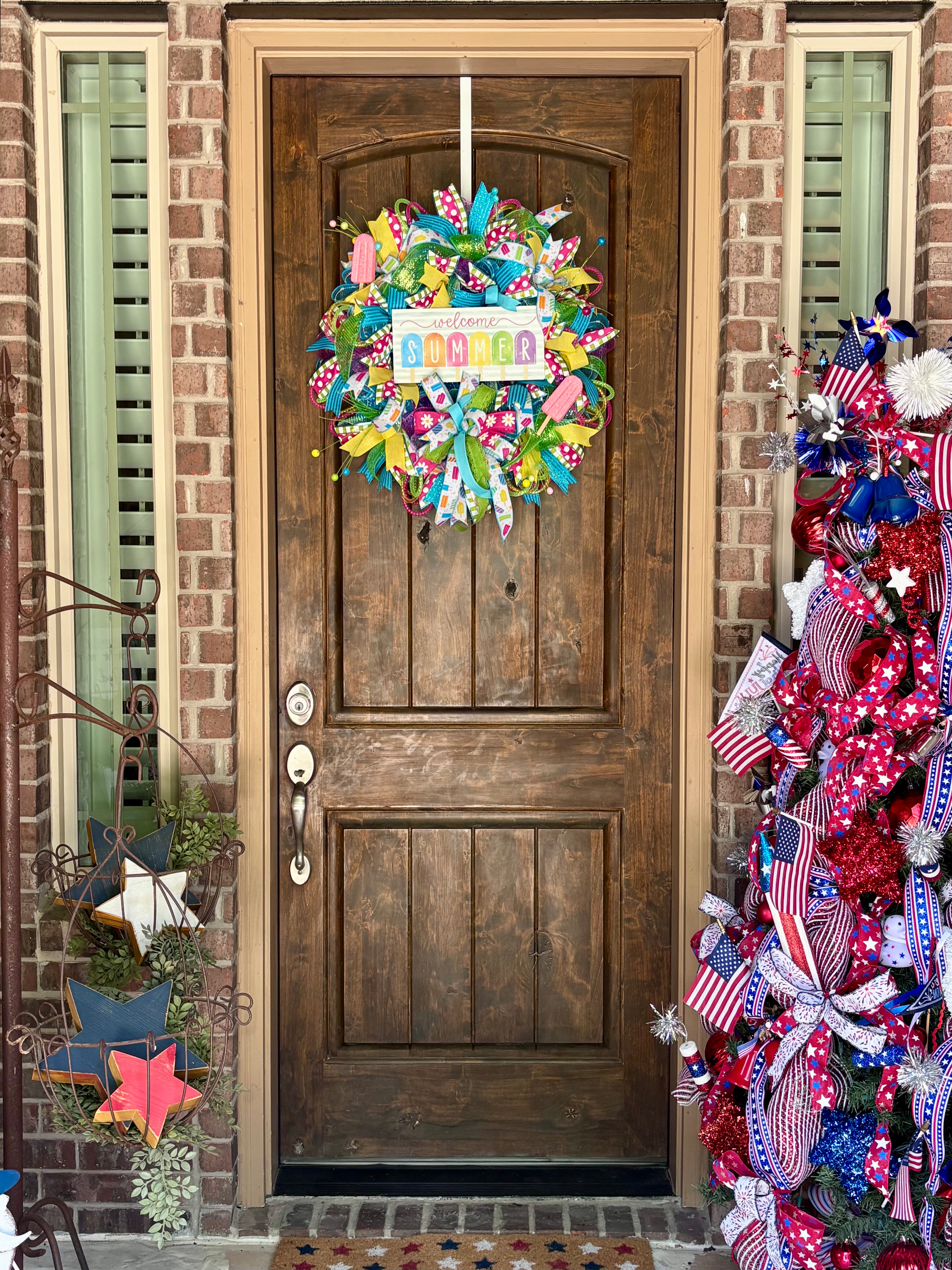 Already Made Welcome Summer Wreath