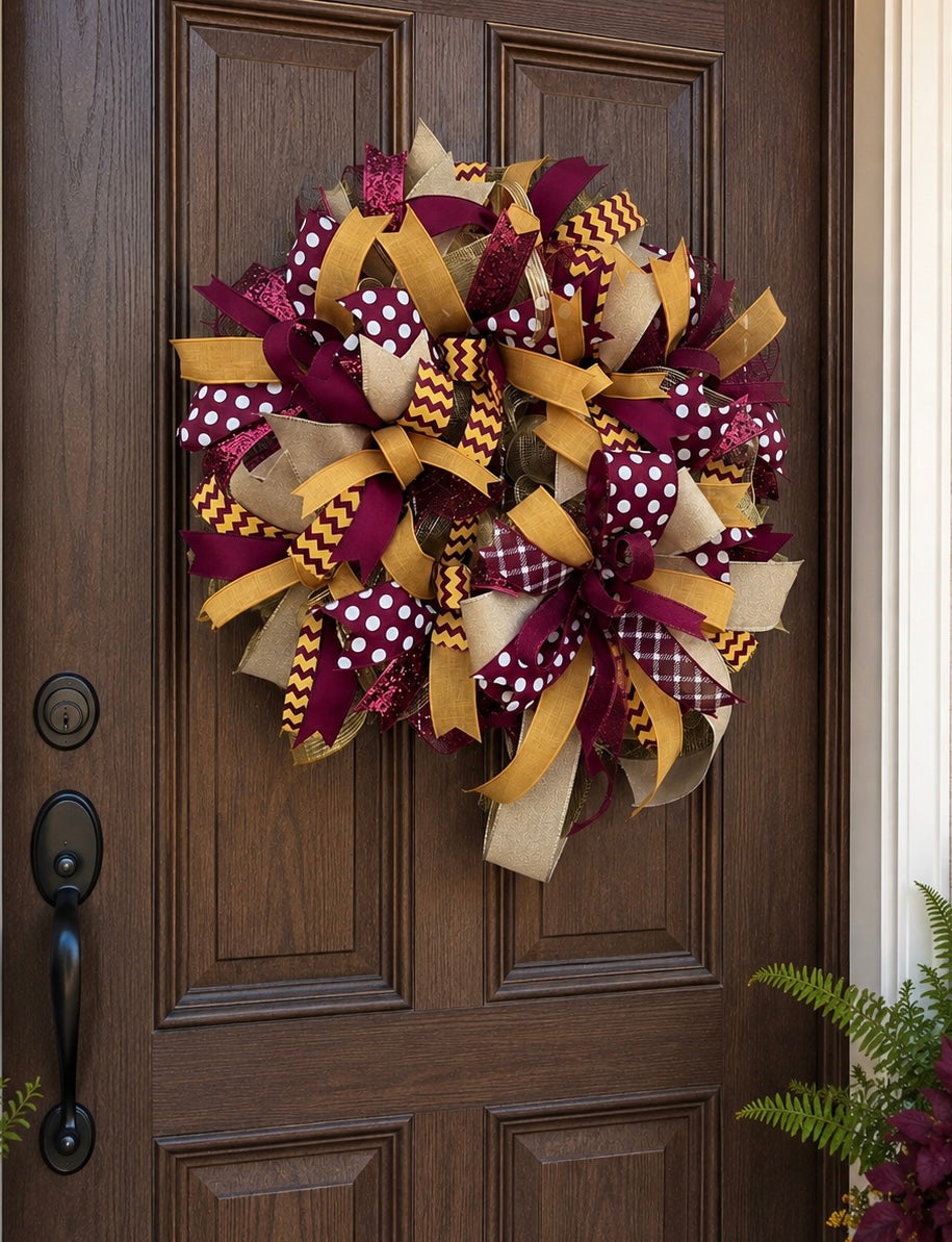 22” Made to Order Collegiate Wreath