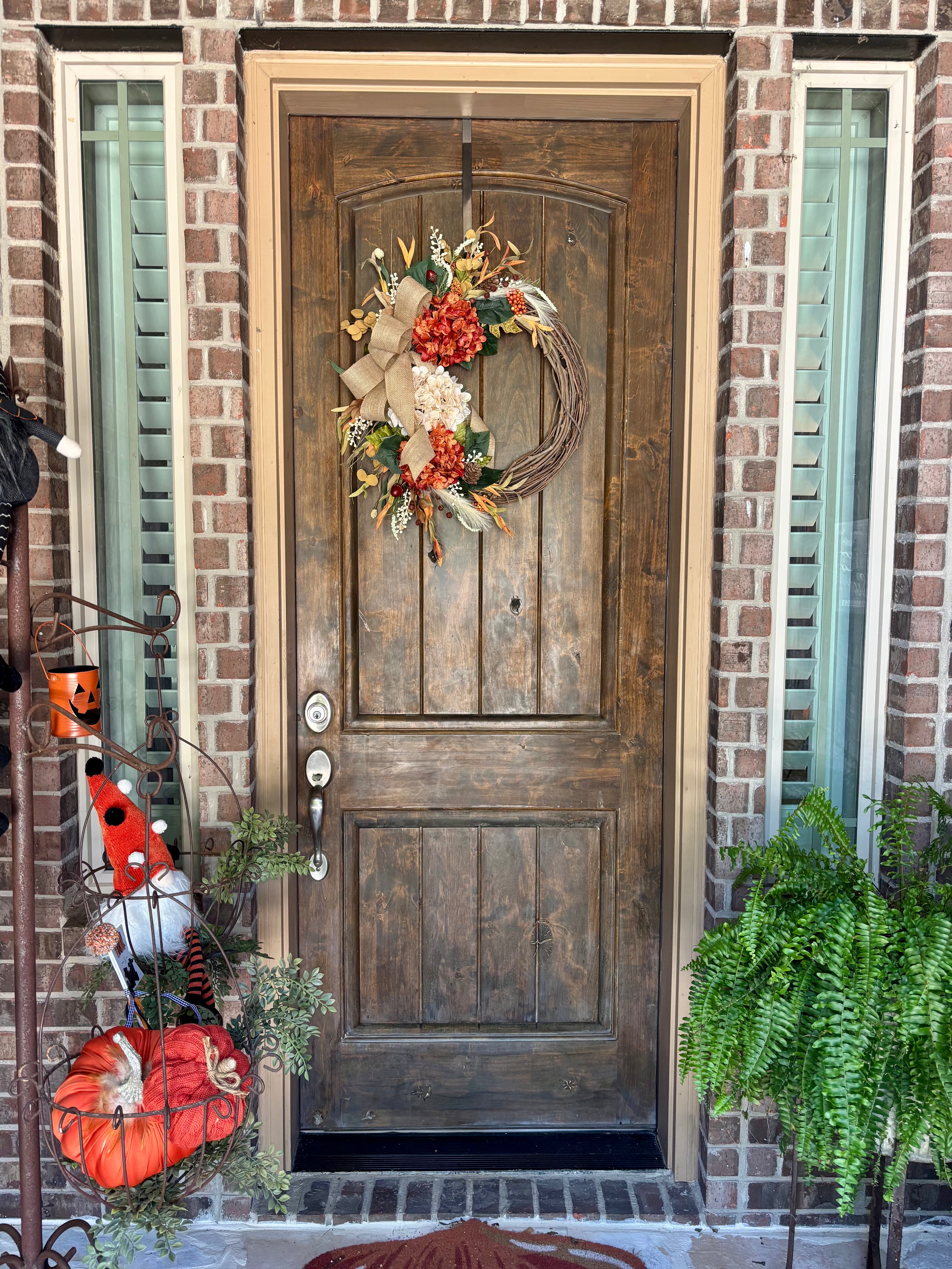 Made to Order Fall Hydrangea Wreath