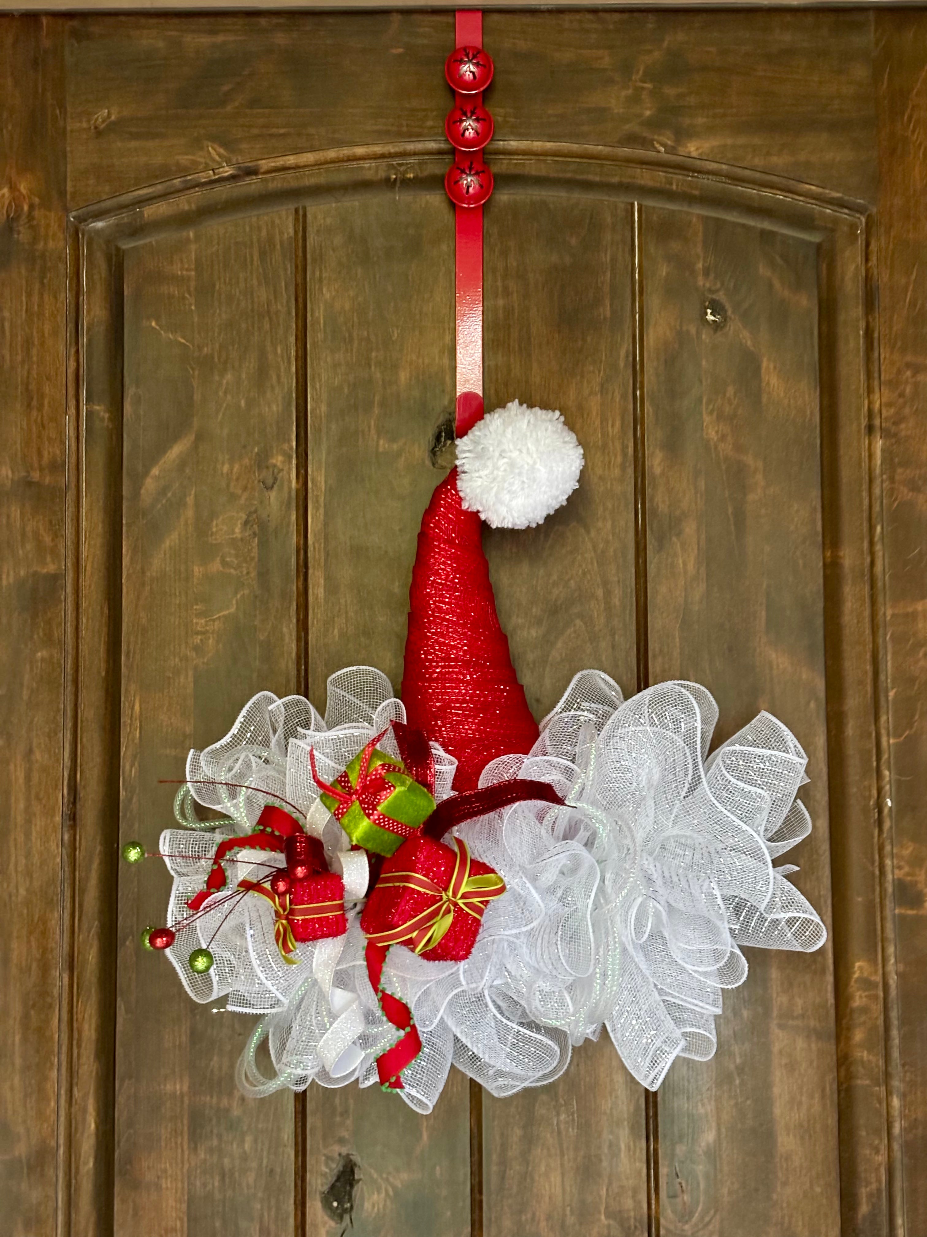Santa Hat Wreath