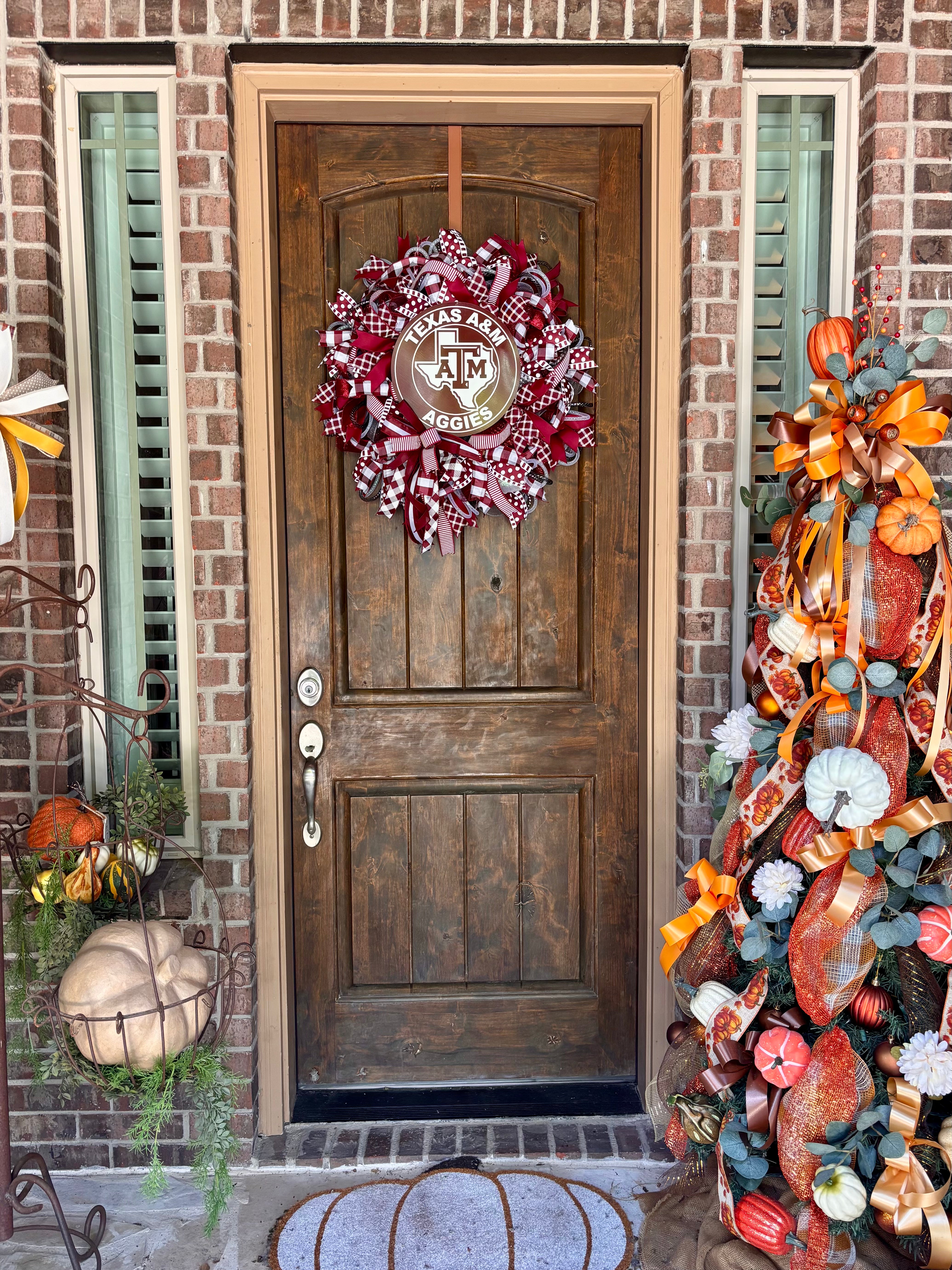 Made to Order Texas A&M Wreath