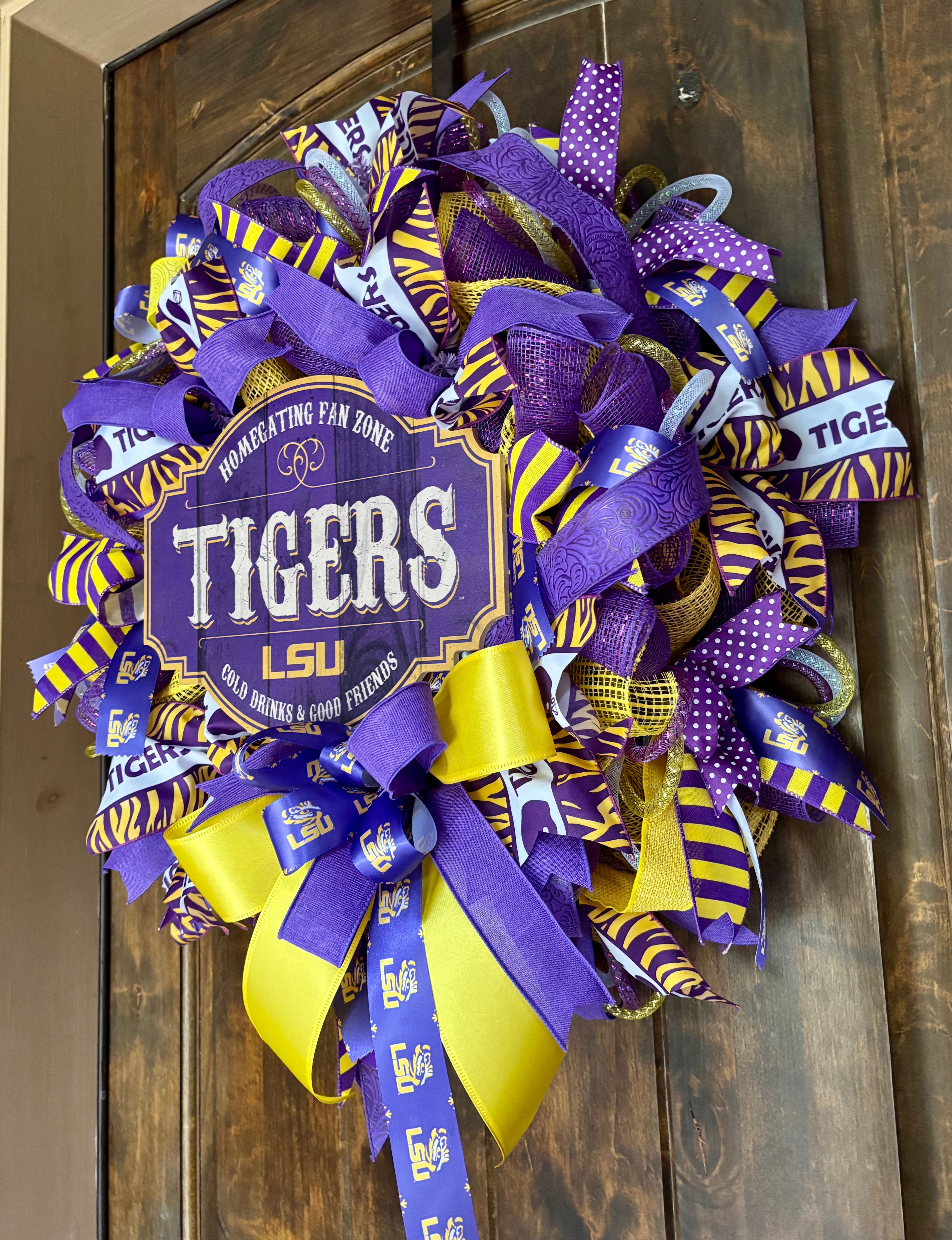 Made to Order LSU Wreath