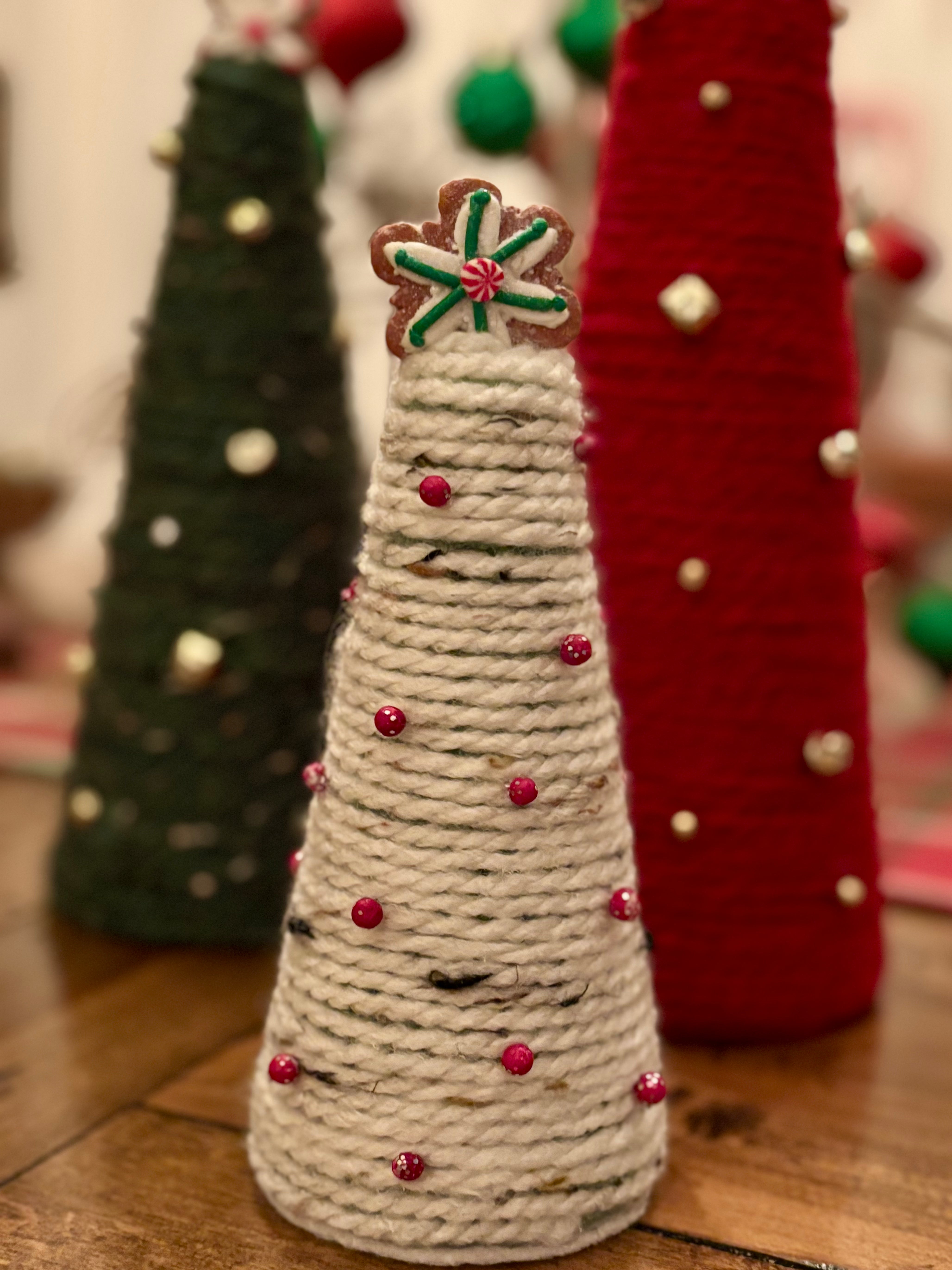 Yarn Christmas Trees