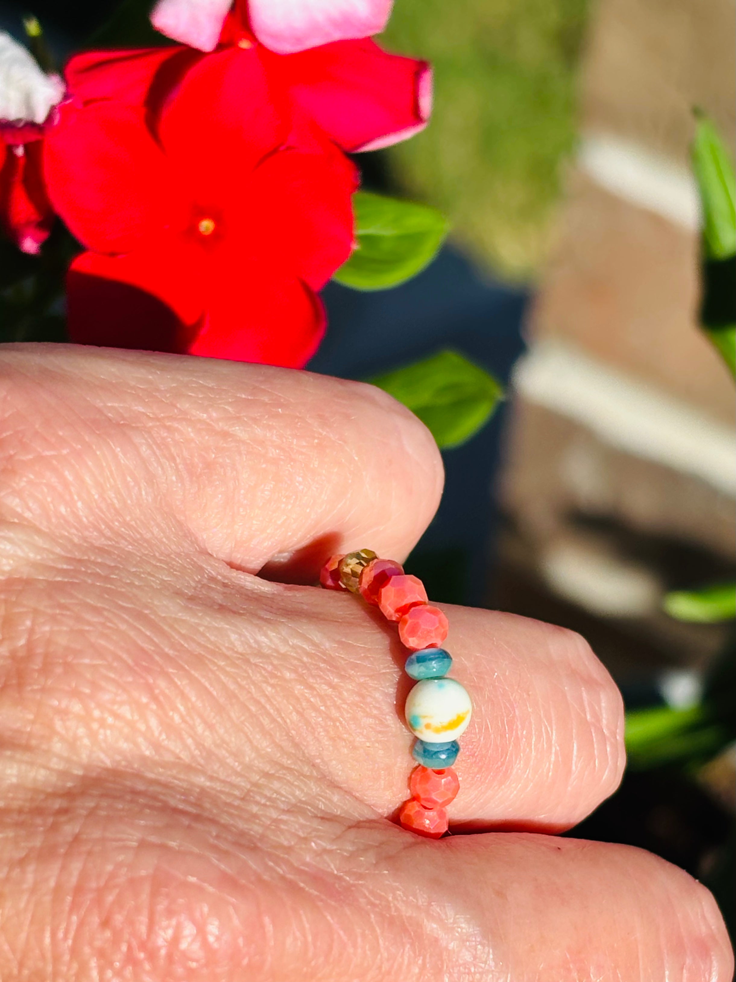 Coral Cutie Stretch Ring