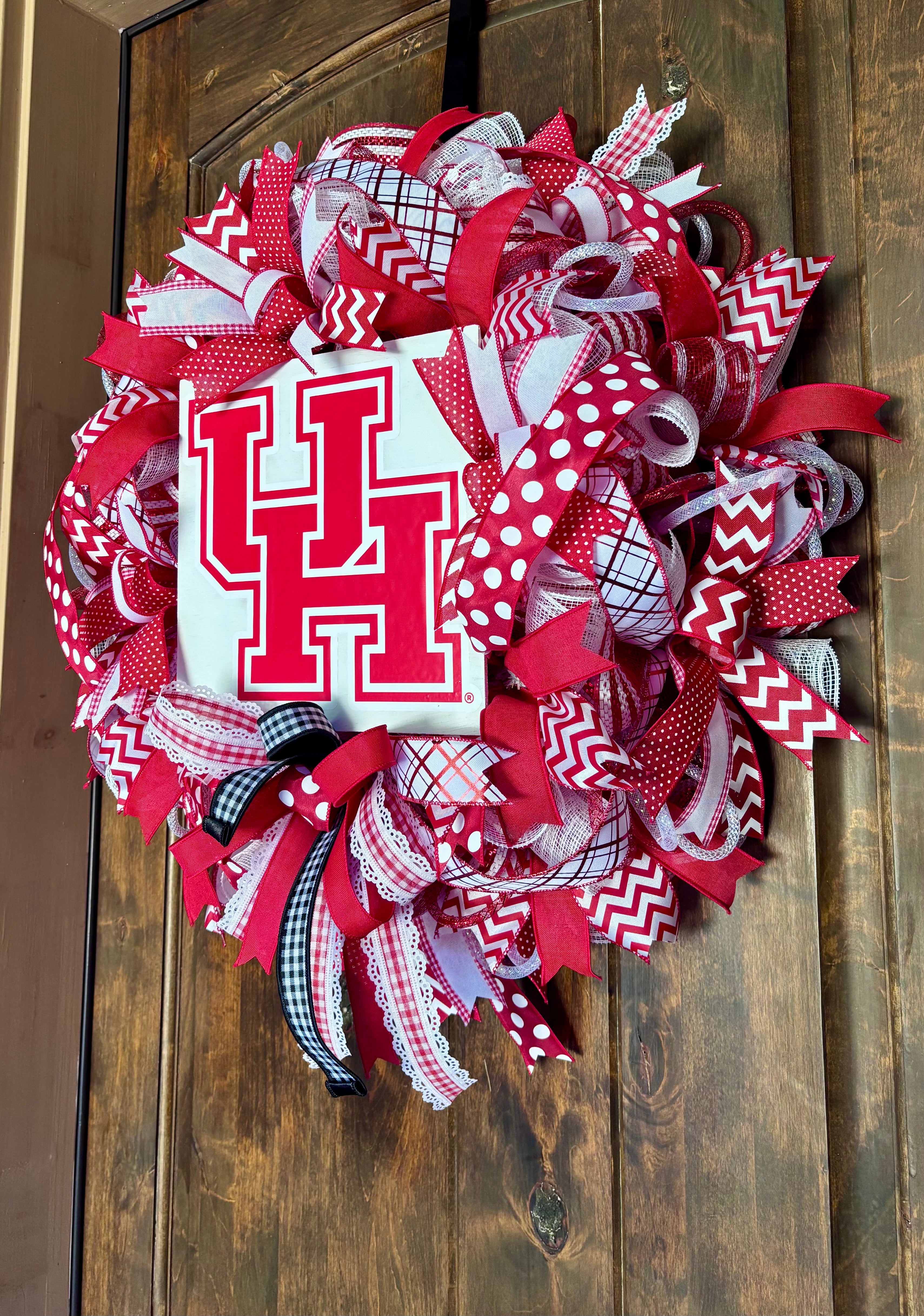 Made to Order University of Houston Wreath