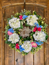 Load image into Gallery viewer, Lush Spring Floral Wreath

