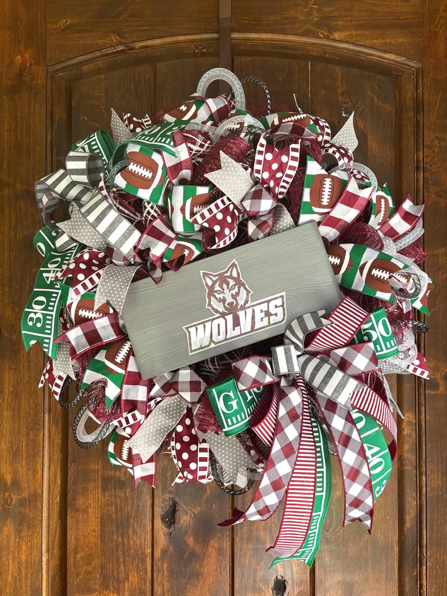 Made to Order High School Spirit Wreath