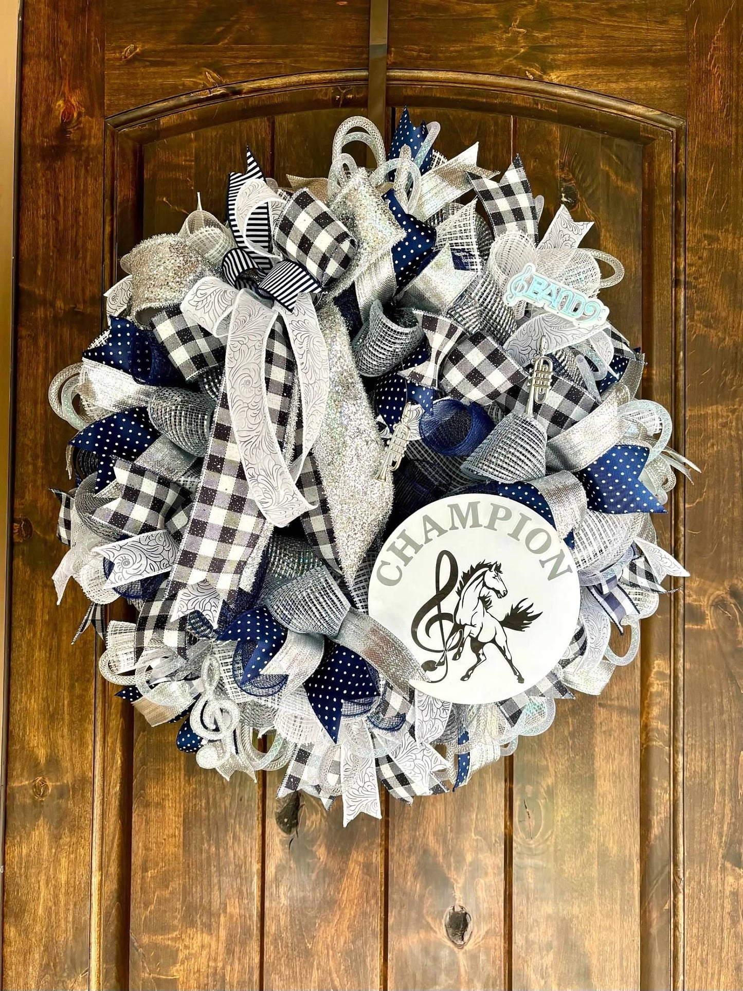 Made to Order High School Spirit Wreath