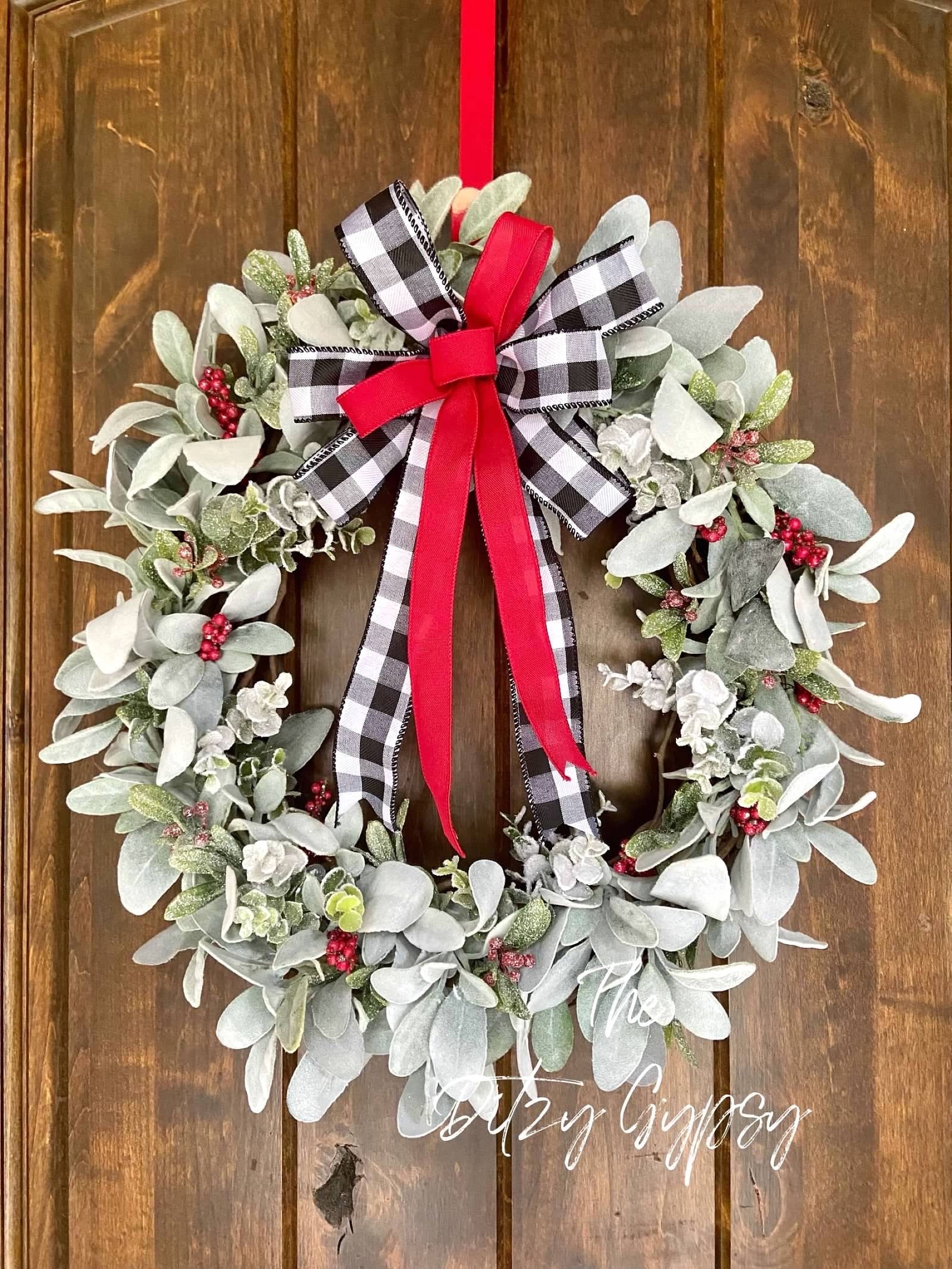 Made to Order Lambs Ear and Berry Wreath