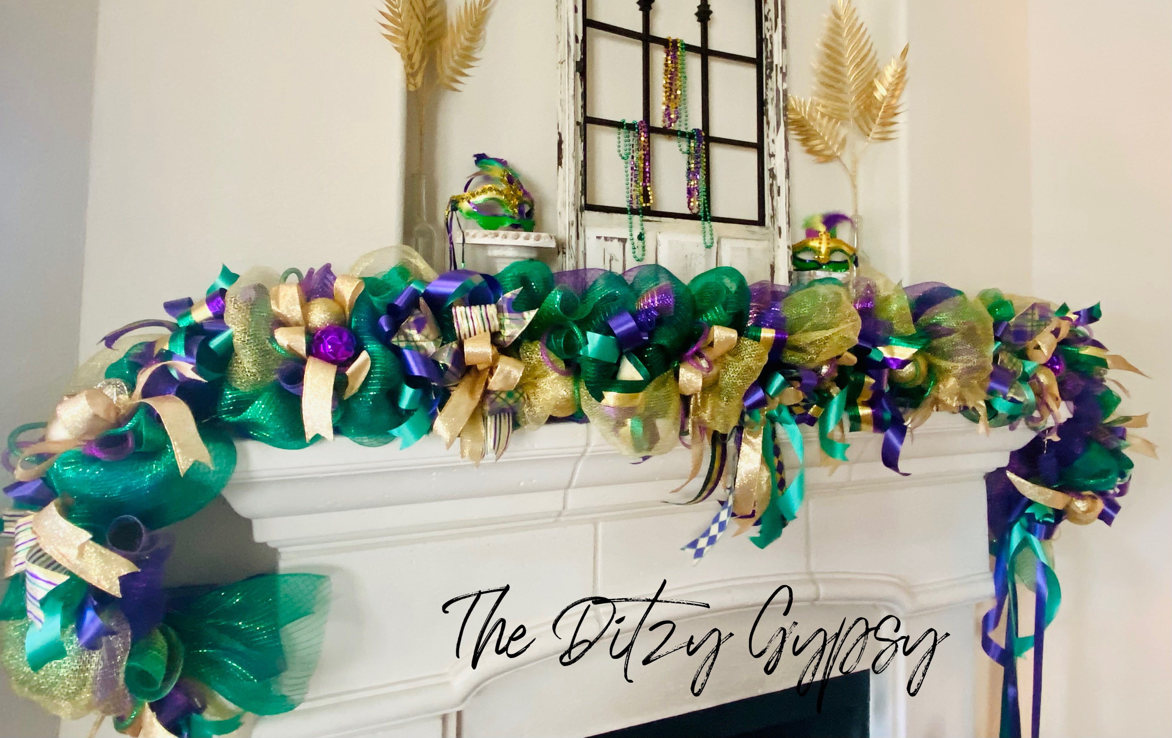 Made to Order Mardi Gras Garland