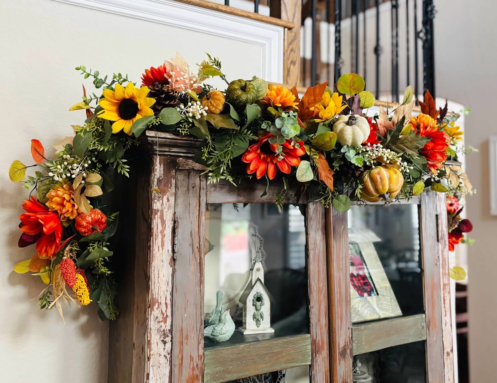 Made to Order Fall Floral Garland