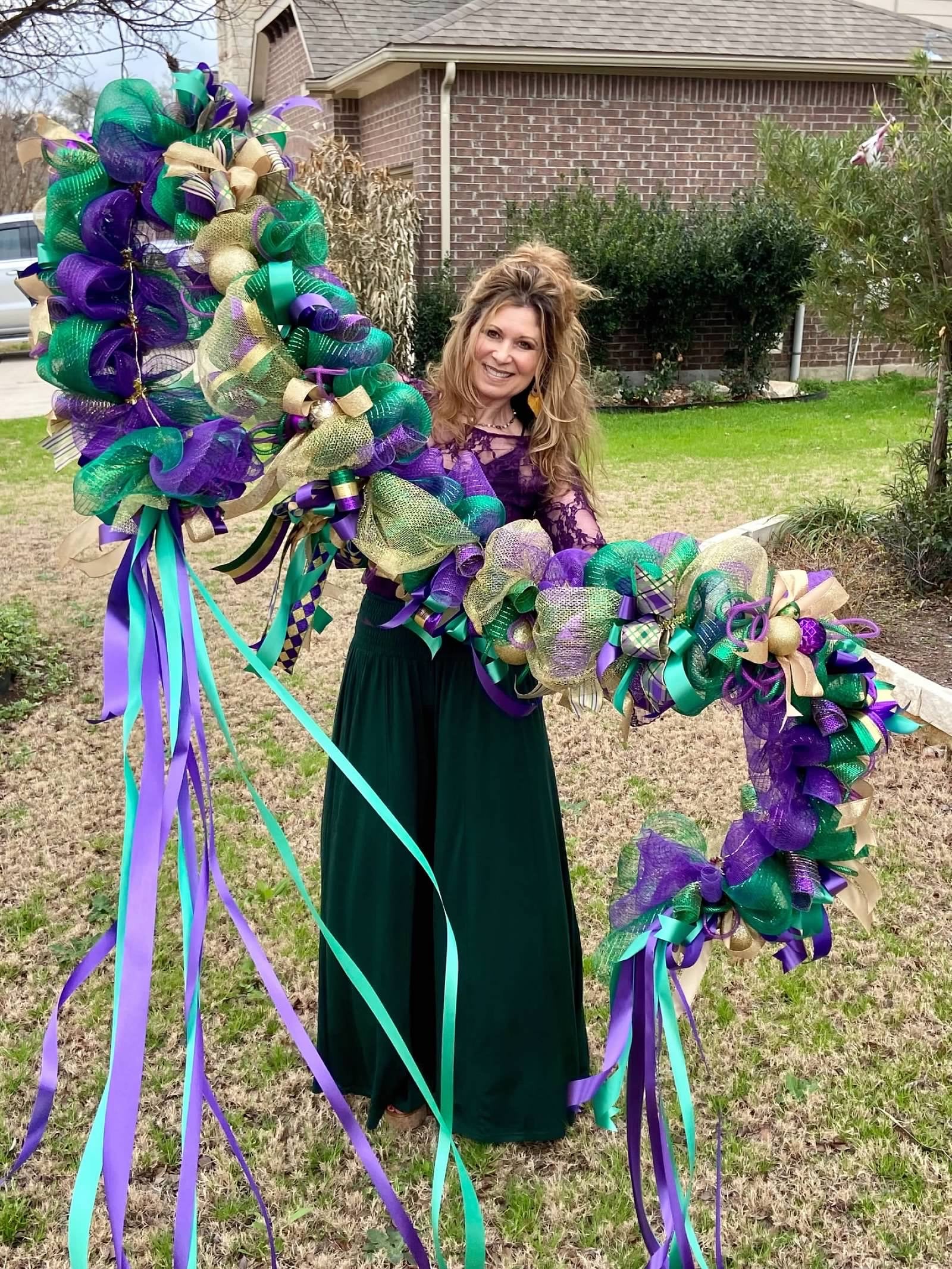 Made to Order Mardi Gras Garland