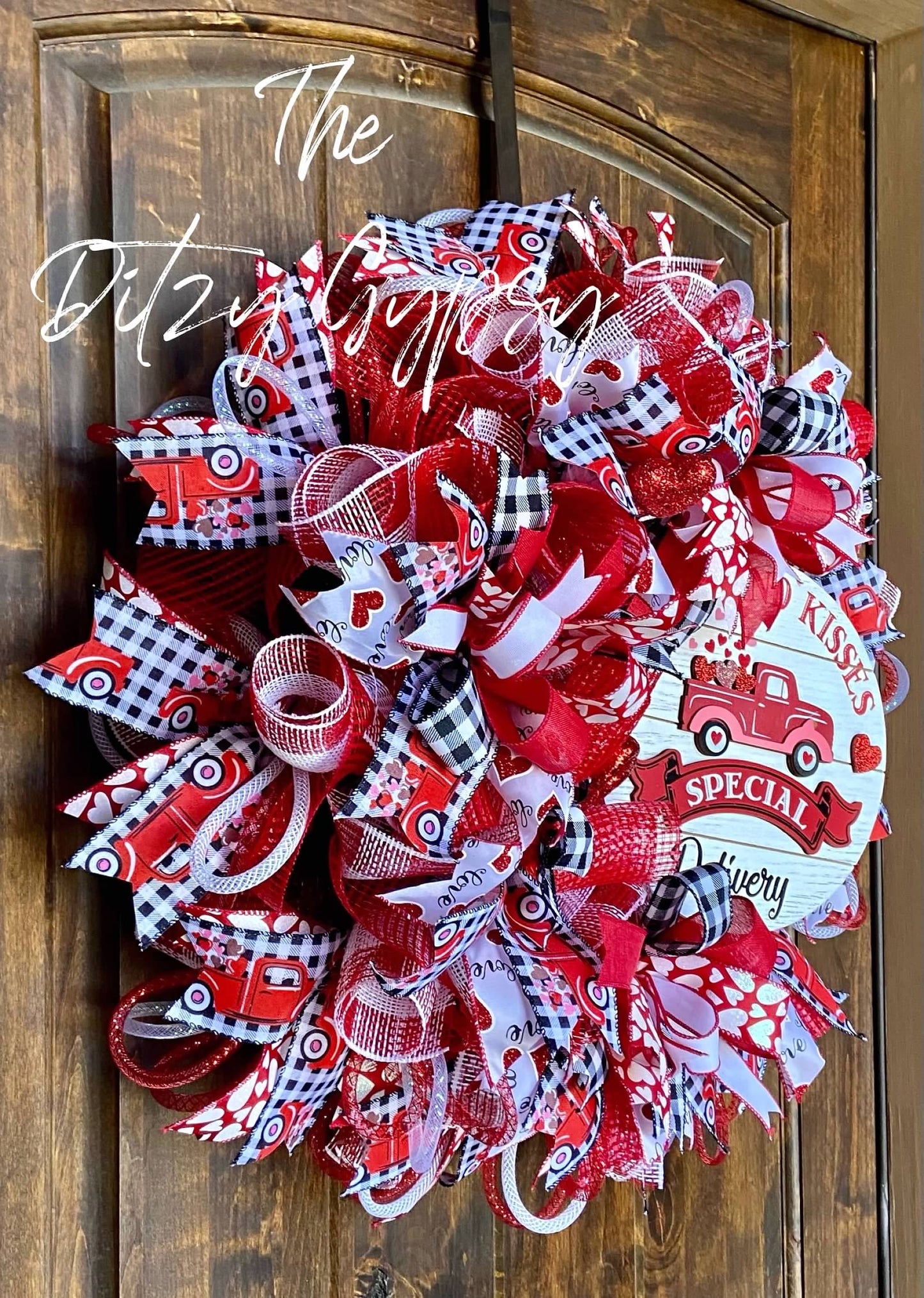 Made to Order Extra Full Valentines Ribbon Wreath