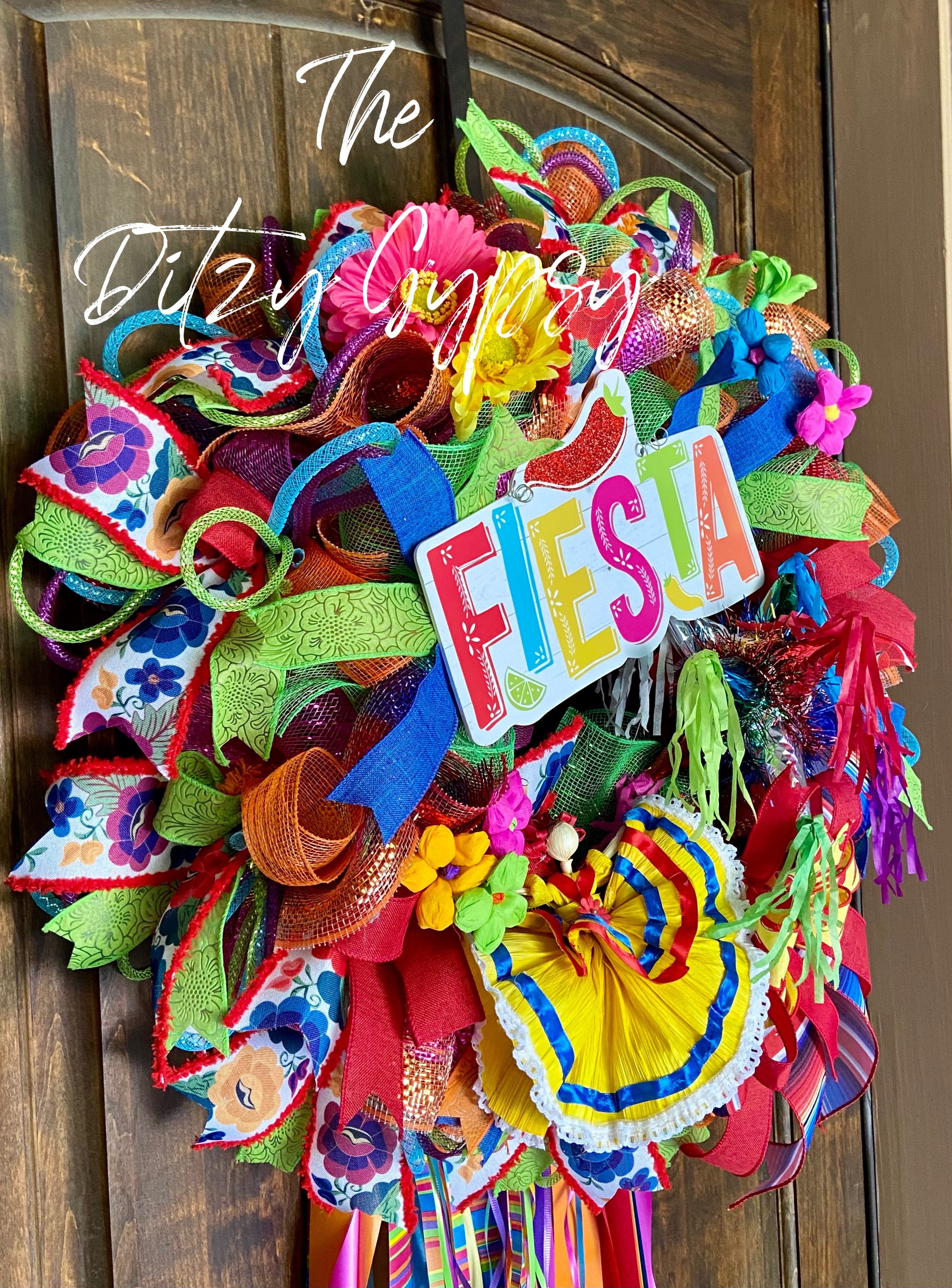 Made to Order Medium Fiesta Wreath-Option 2 of 3