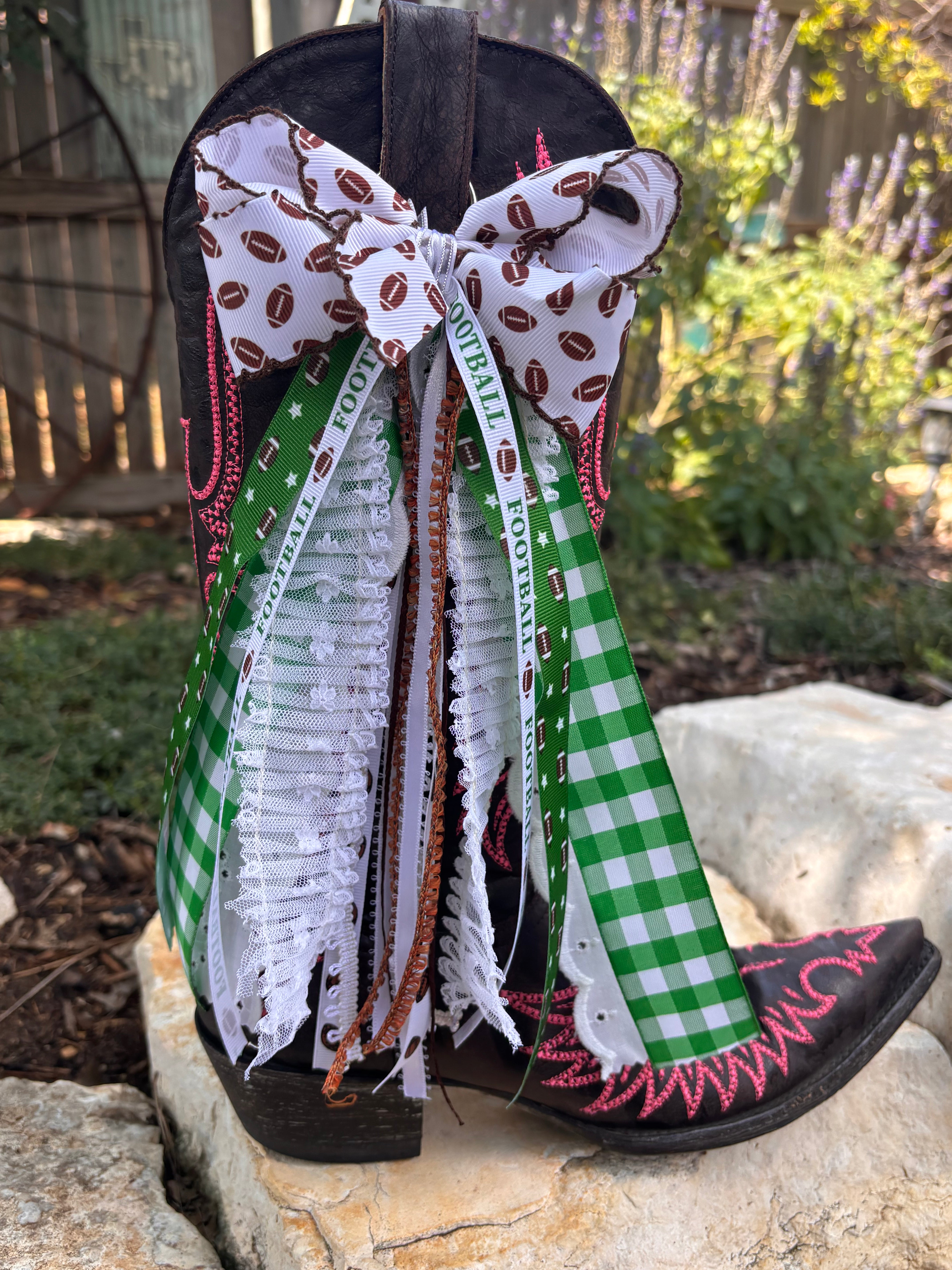 Already Made Game Day Boot Bows