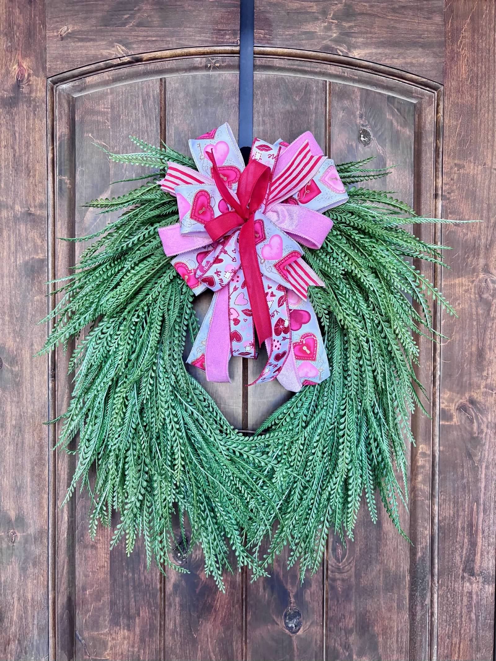 Made to Order Valentine-Themed Beaded Fern