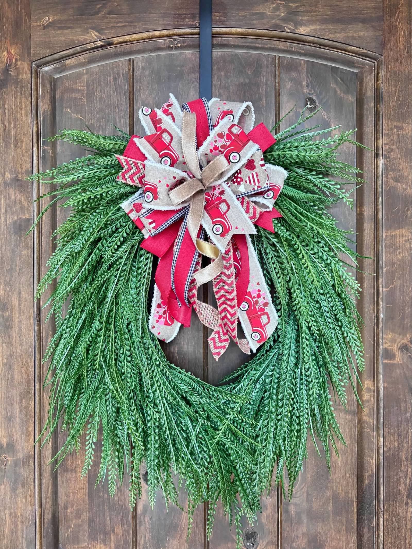 Made to Order Valentine-Themed Beaded Fern