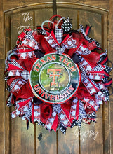 Load image into Gallery viewer, Texas Tech Ribbon Wreath
