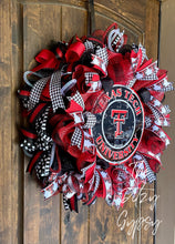 Load image into Gallery viewer, Texas Tech Ribbon Wreath
