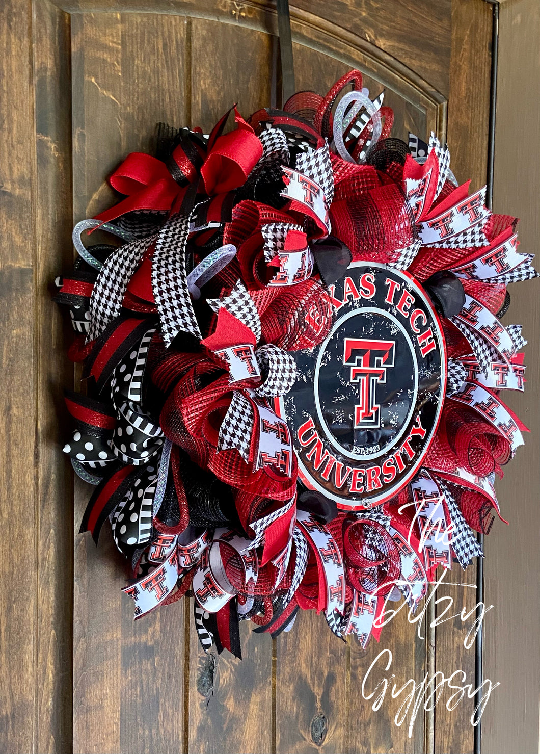 Texas Tech Ribbon Wreath