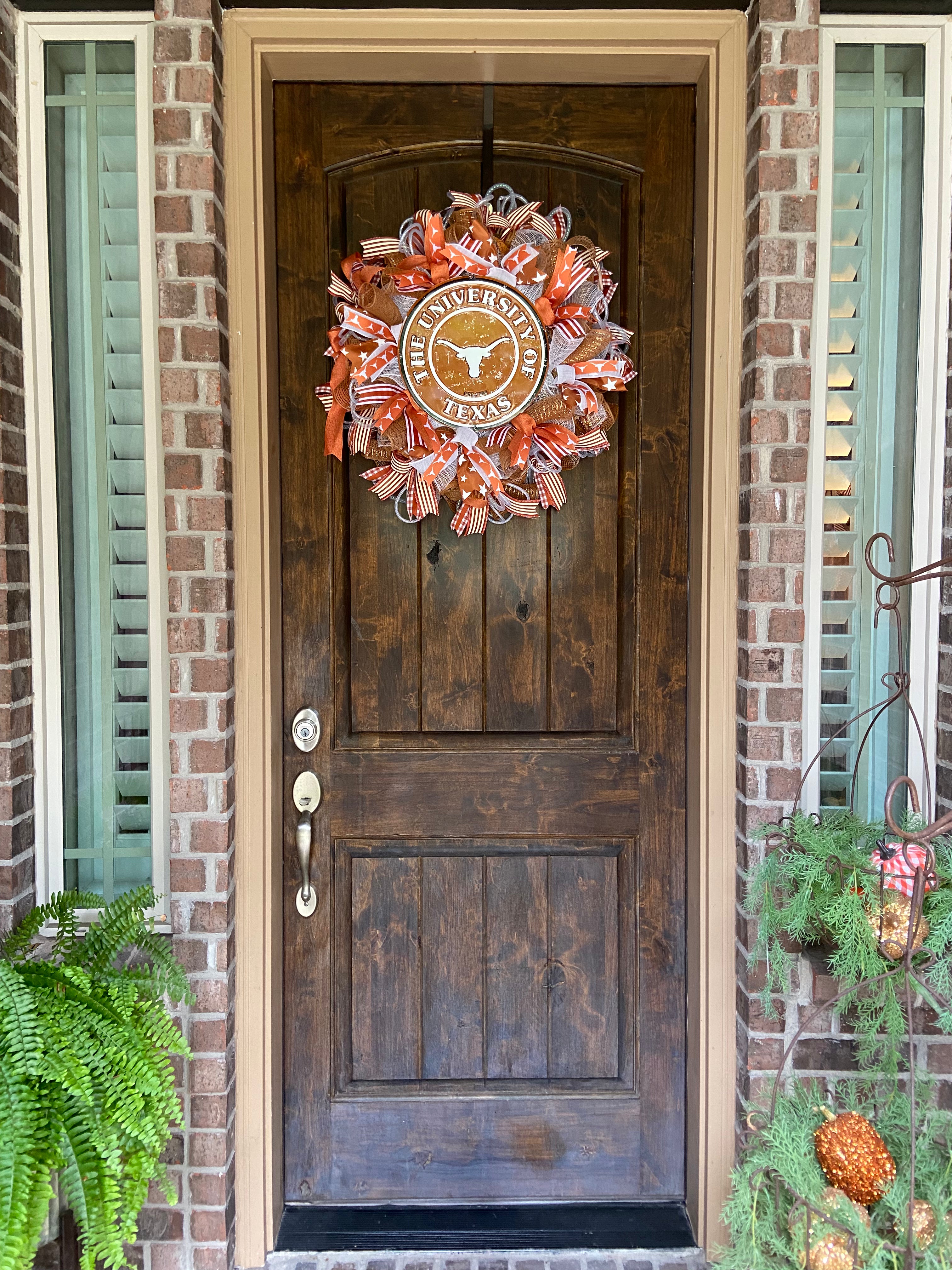 Made to Order Texas Ribbon Wreath