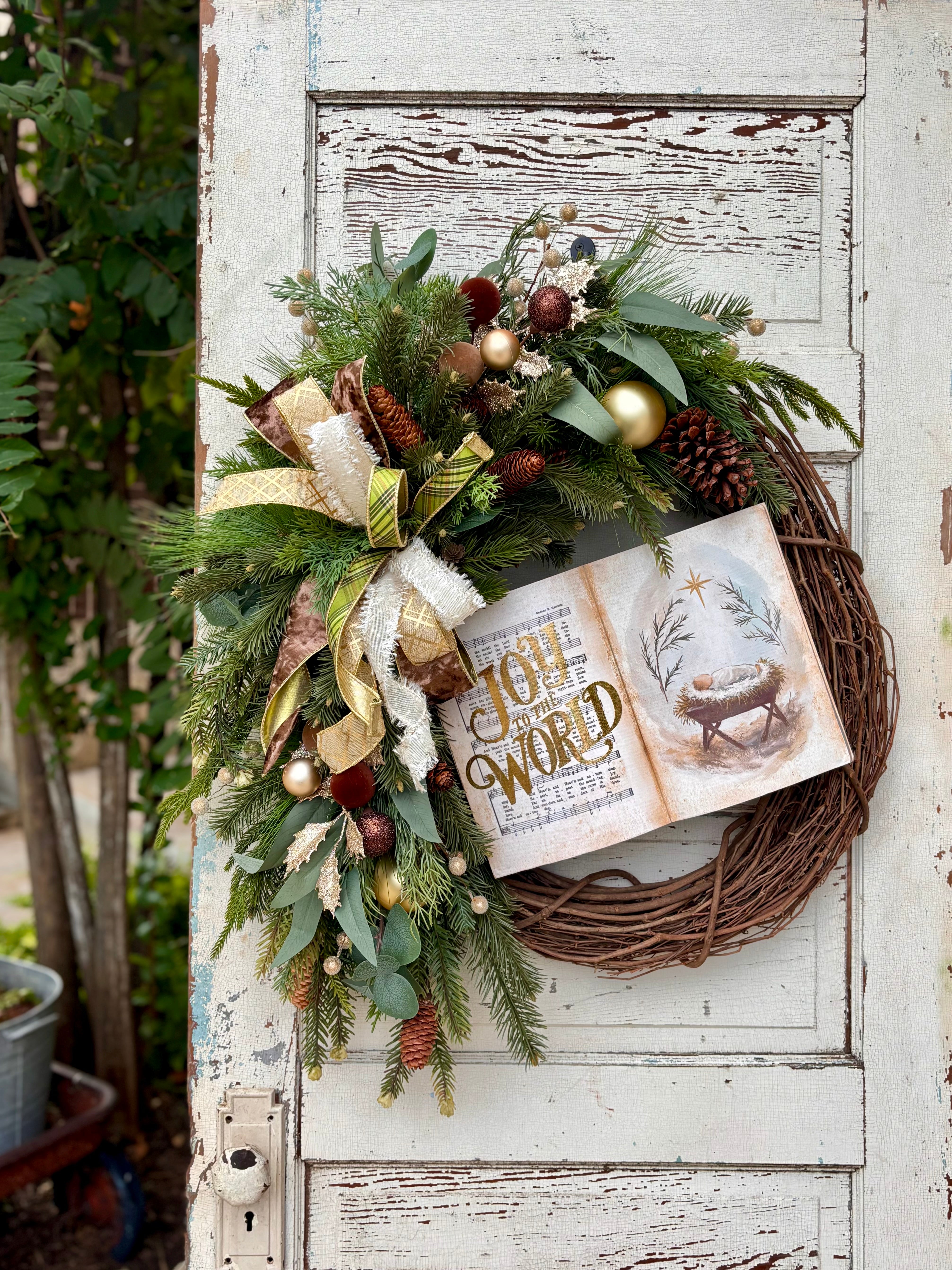 Joy to the World - A Christmas Blessing Wreath