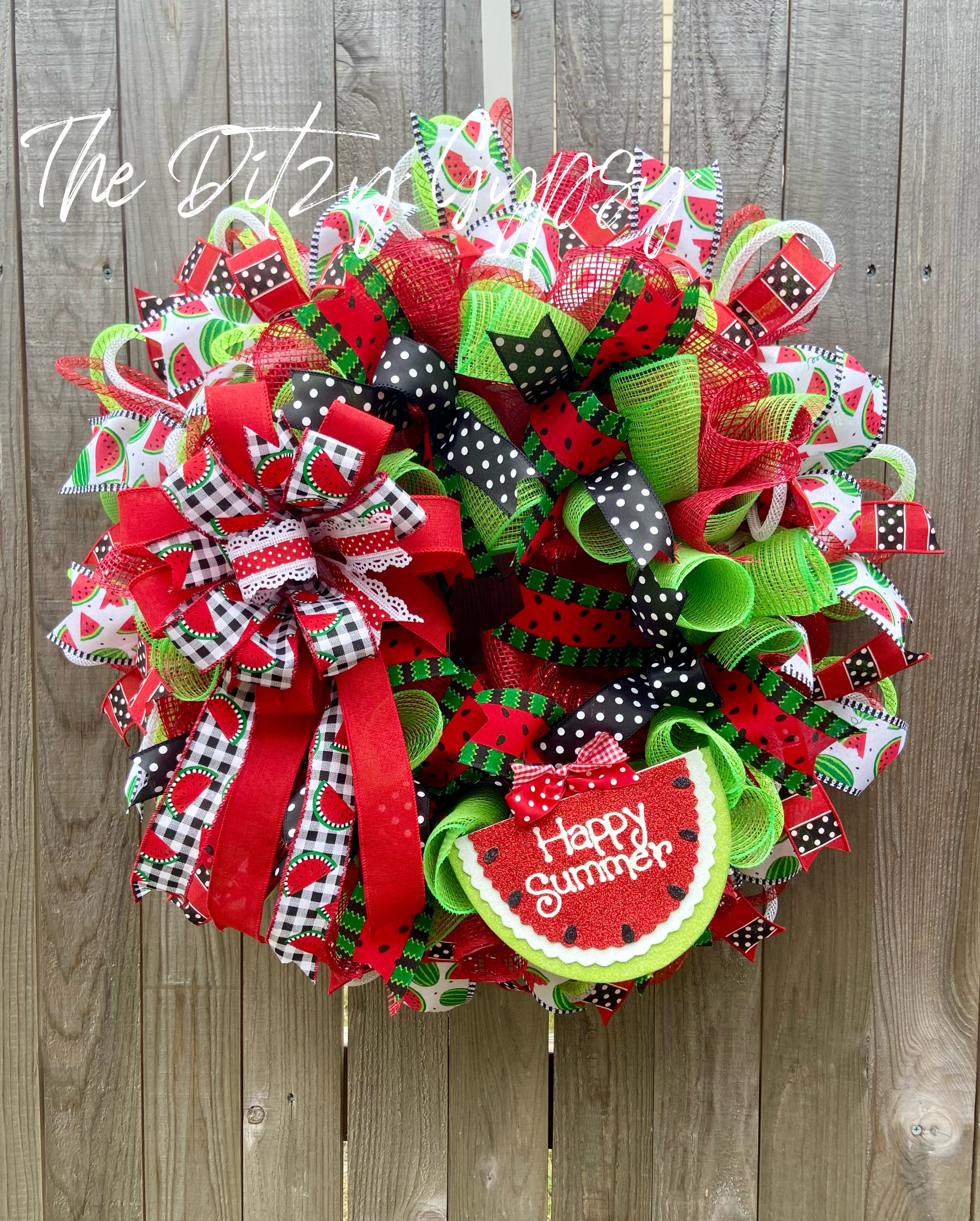 Made to Order Watermelon Wreath