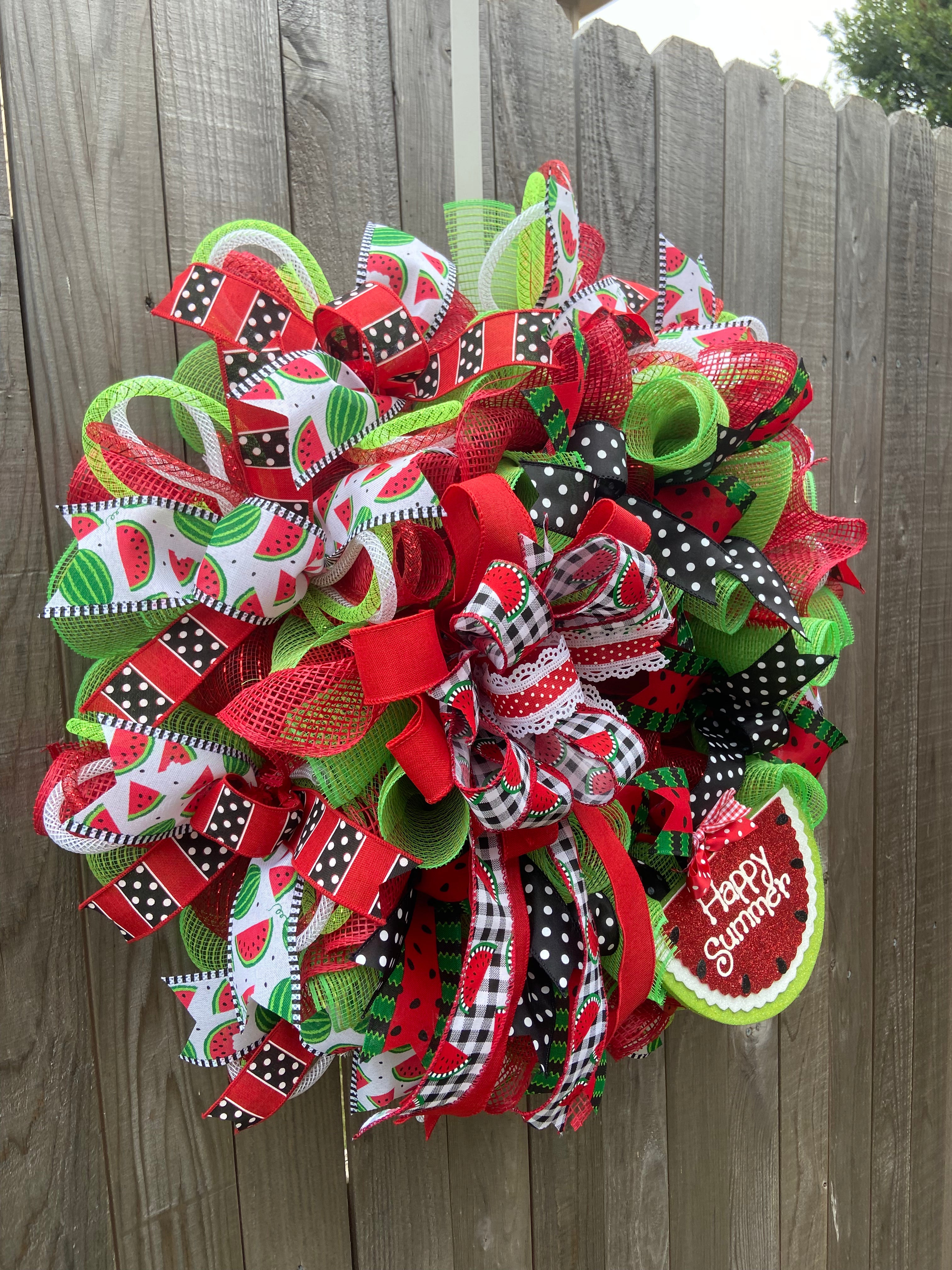 Made to Order Watermelon Wreath