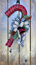 Load image into Gallery viewer, Candy Cane Wreath
