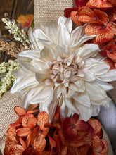 Load image into Gallery viewer, Fall Hydrangea Grapevine Wreath
