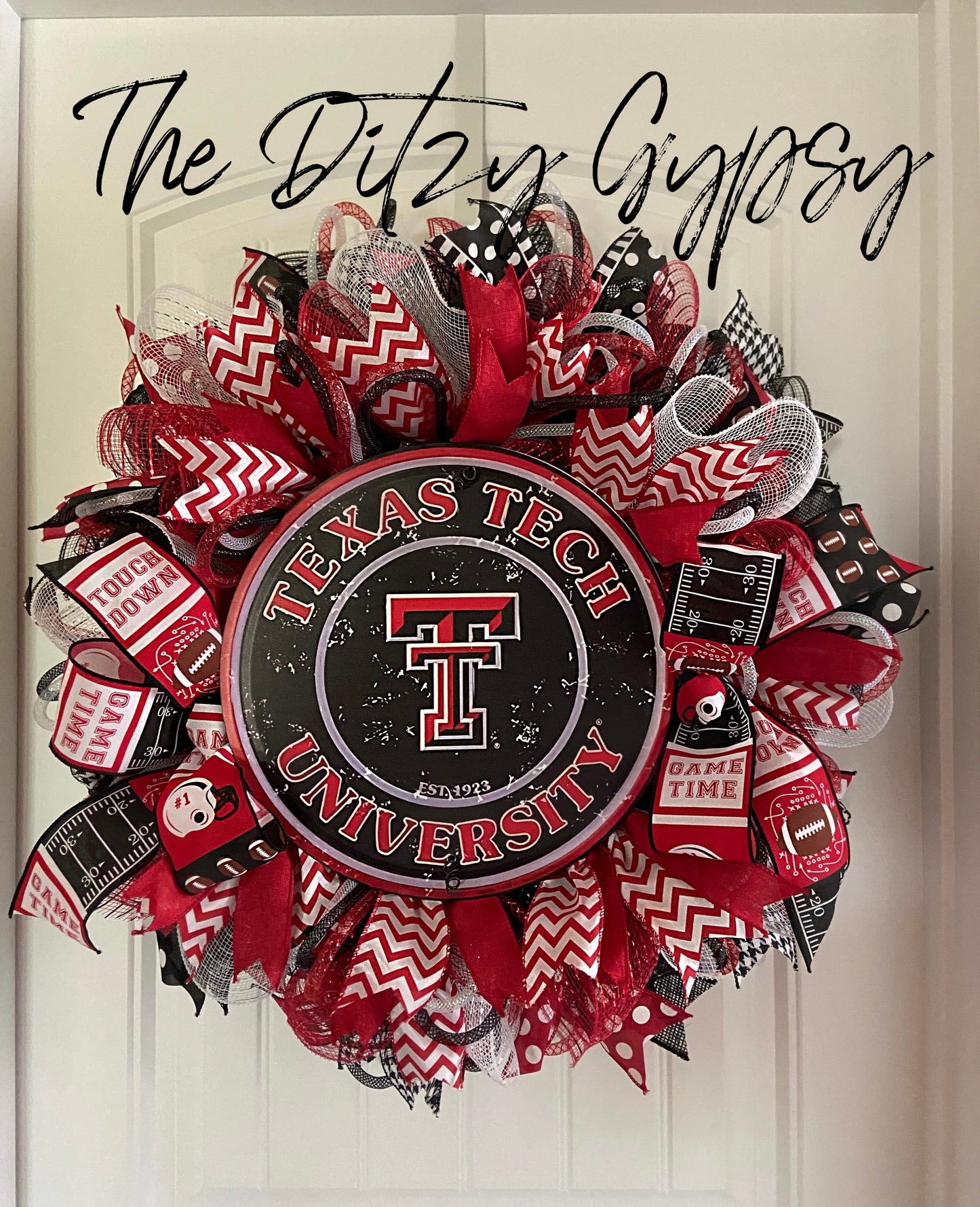 Texas Tech Ribbon Wreath – The Ditzy Gypsy, LLC