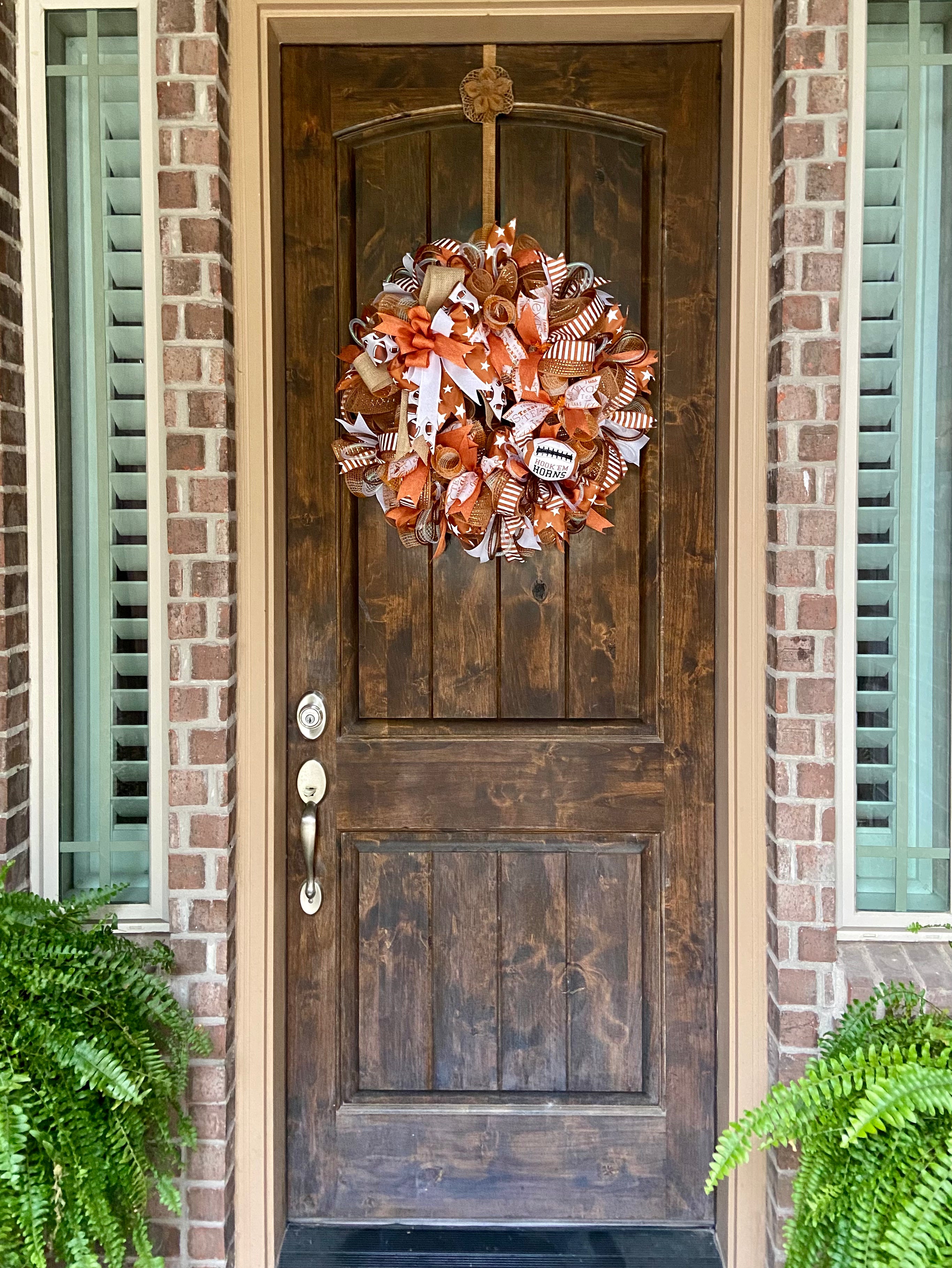 Made to Order Texas Ribbon Wreath