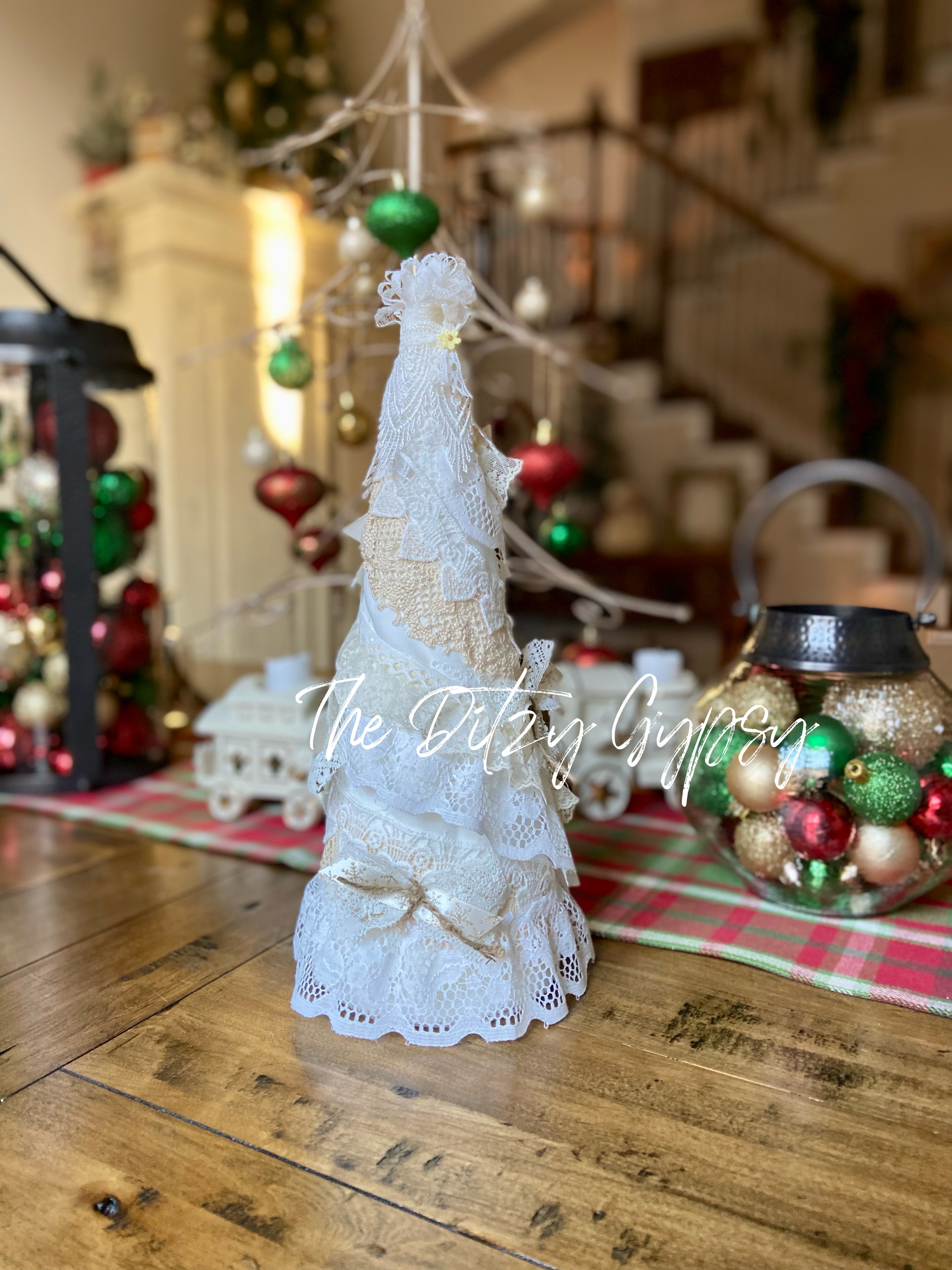 Made to Order Lace Christmas Tree