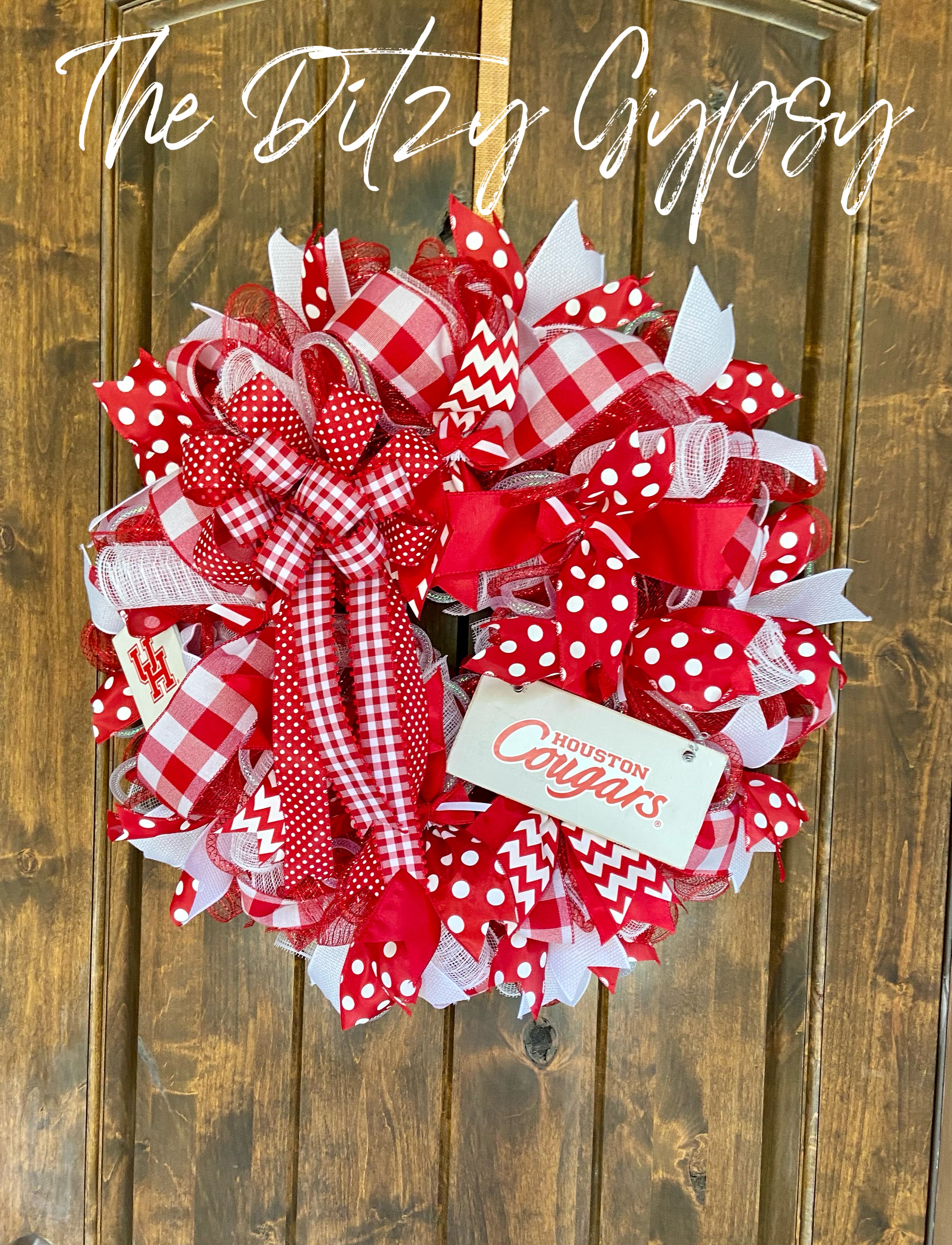 Made to Order University of Houston Wreath