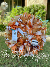 Load image into Gallery viewer, Texas Collegiate Ribbon Wreath
