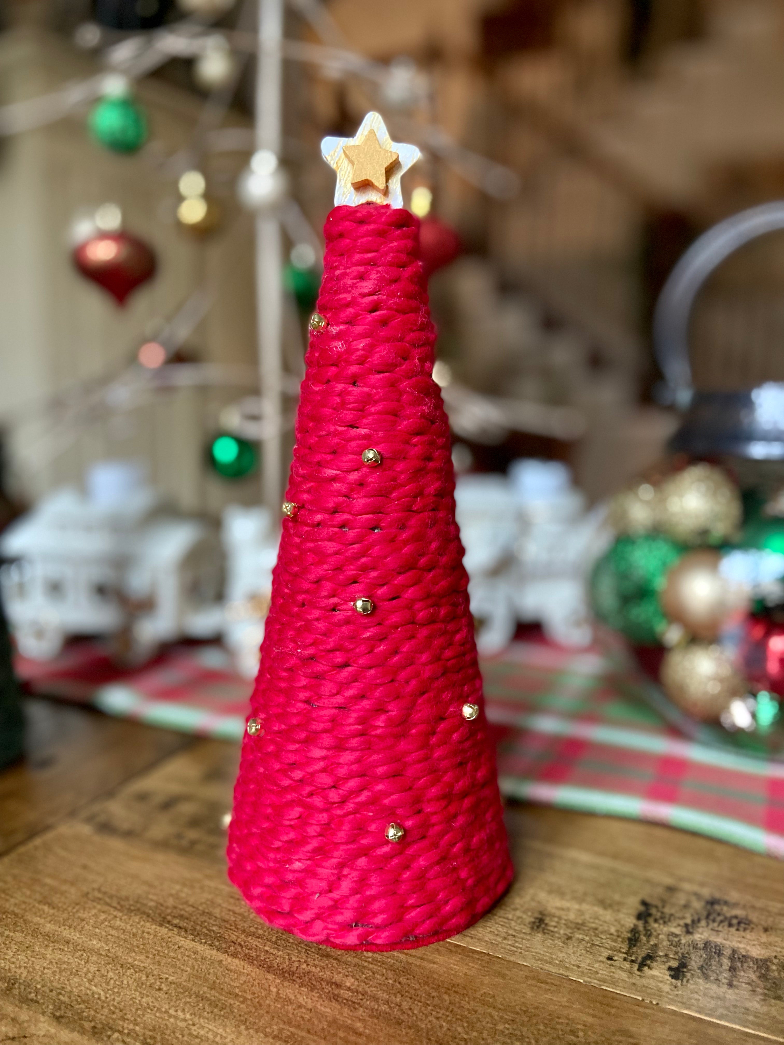 Yarn Christmas Trees