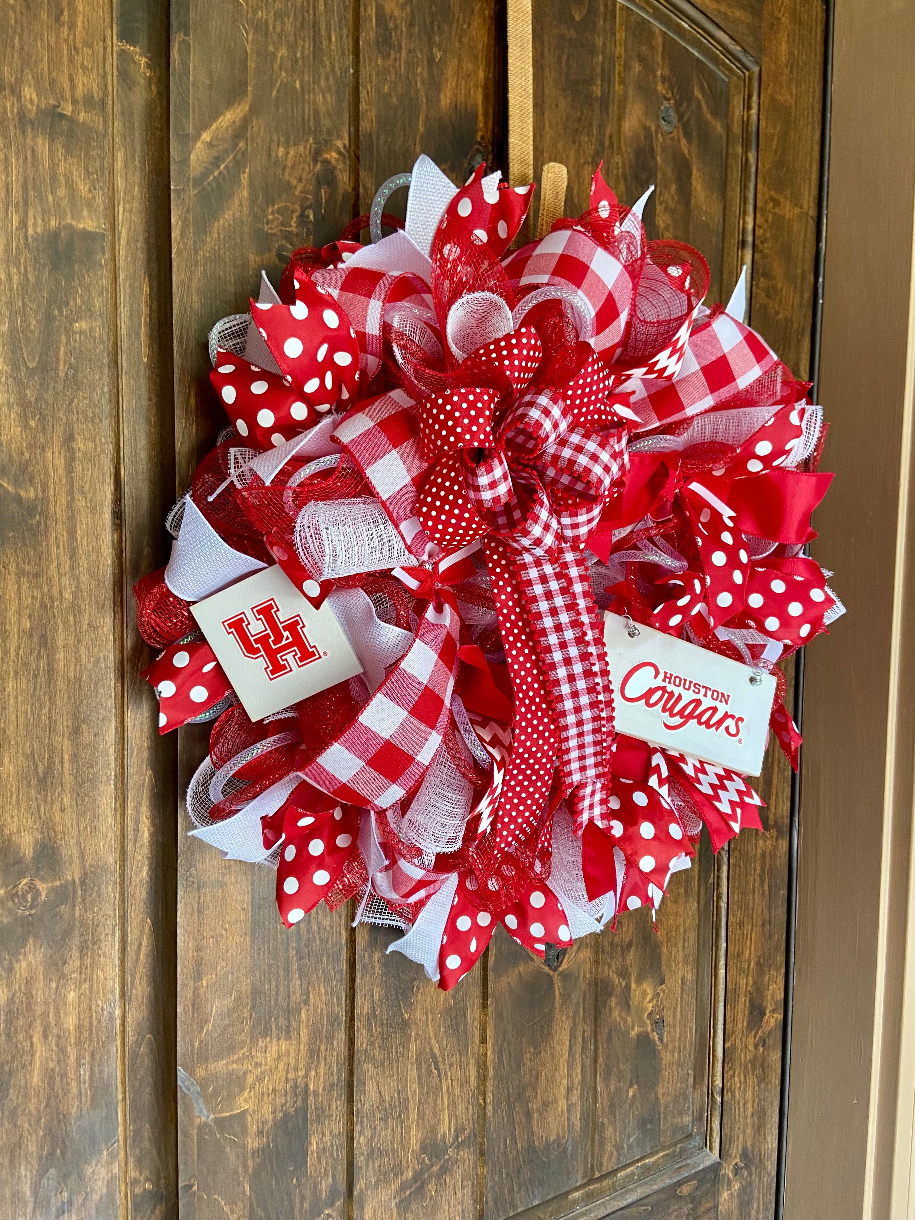 Made to Order University of Houston Wreath