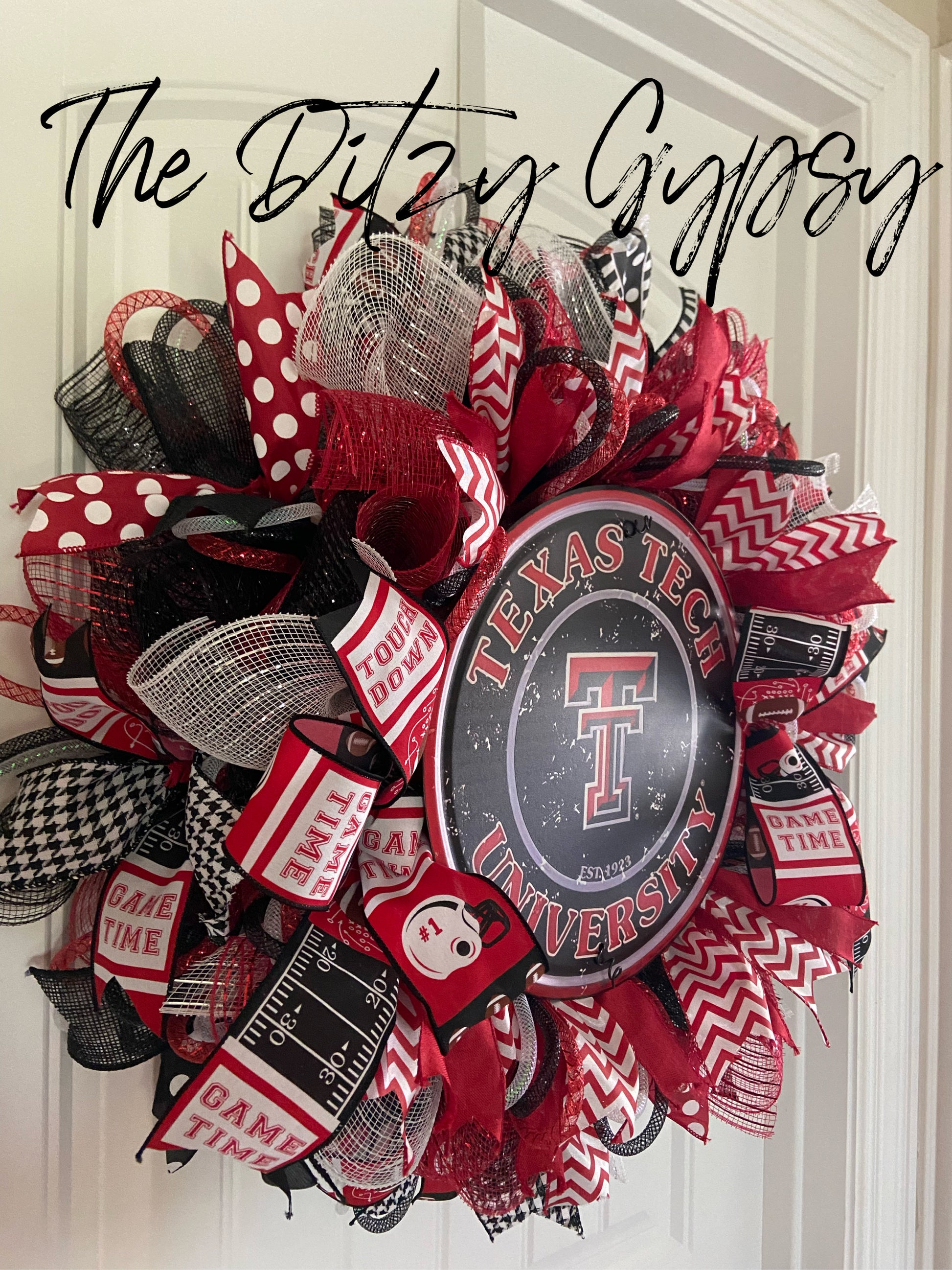 Red, White and Blue Ribbon Wreath – The Ditzy Gypsy, LLC